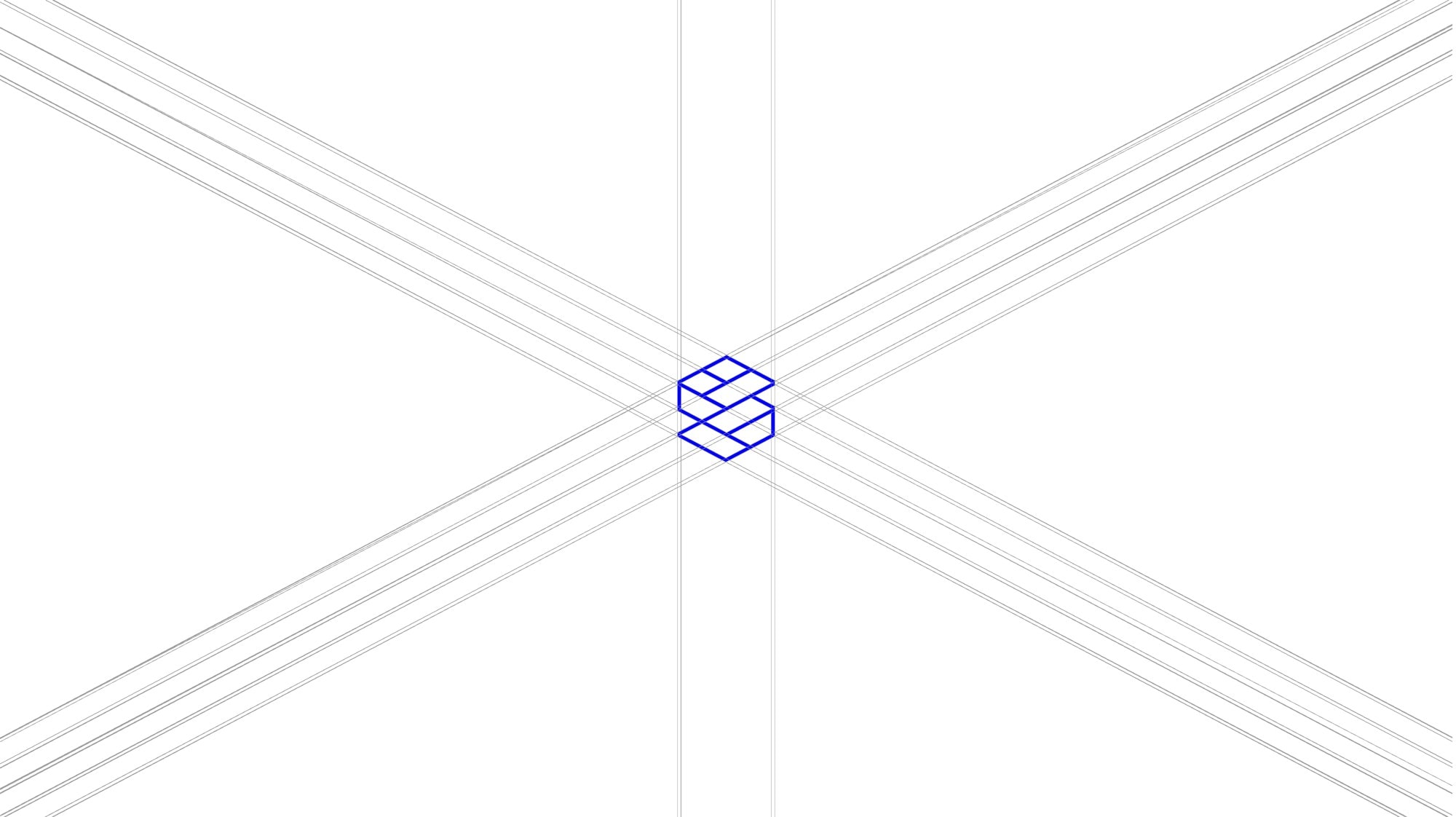 Conceito do símbolo em S da SalesGrid, representando estrutura e organização