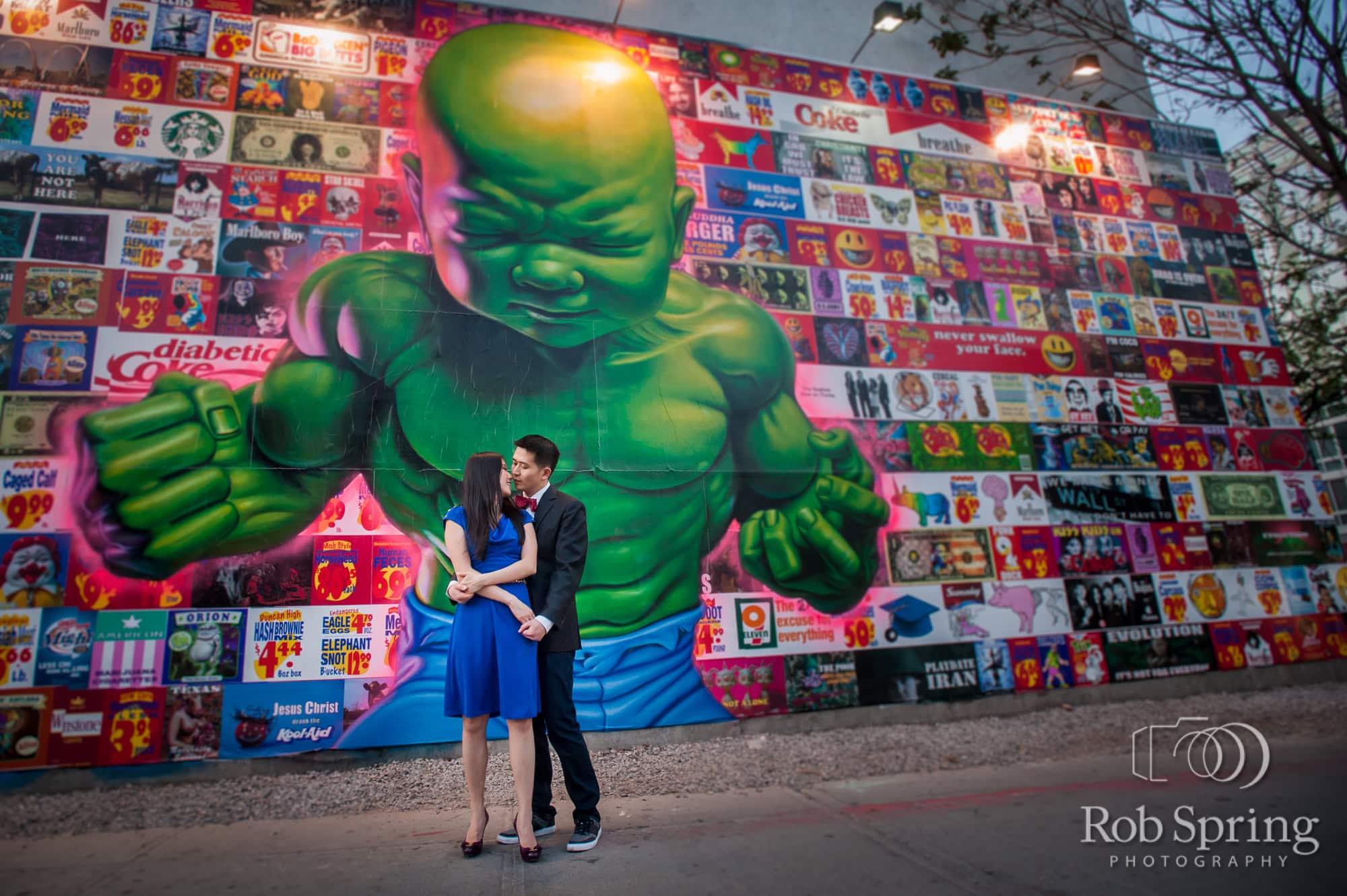 The Bowery NYC engagement session