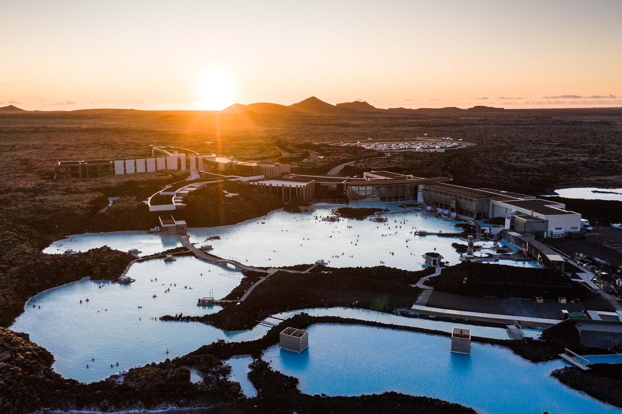 Blue geothermal waters of the Blue Lagoon