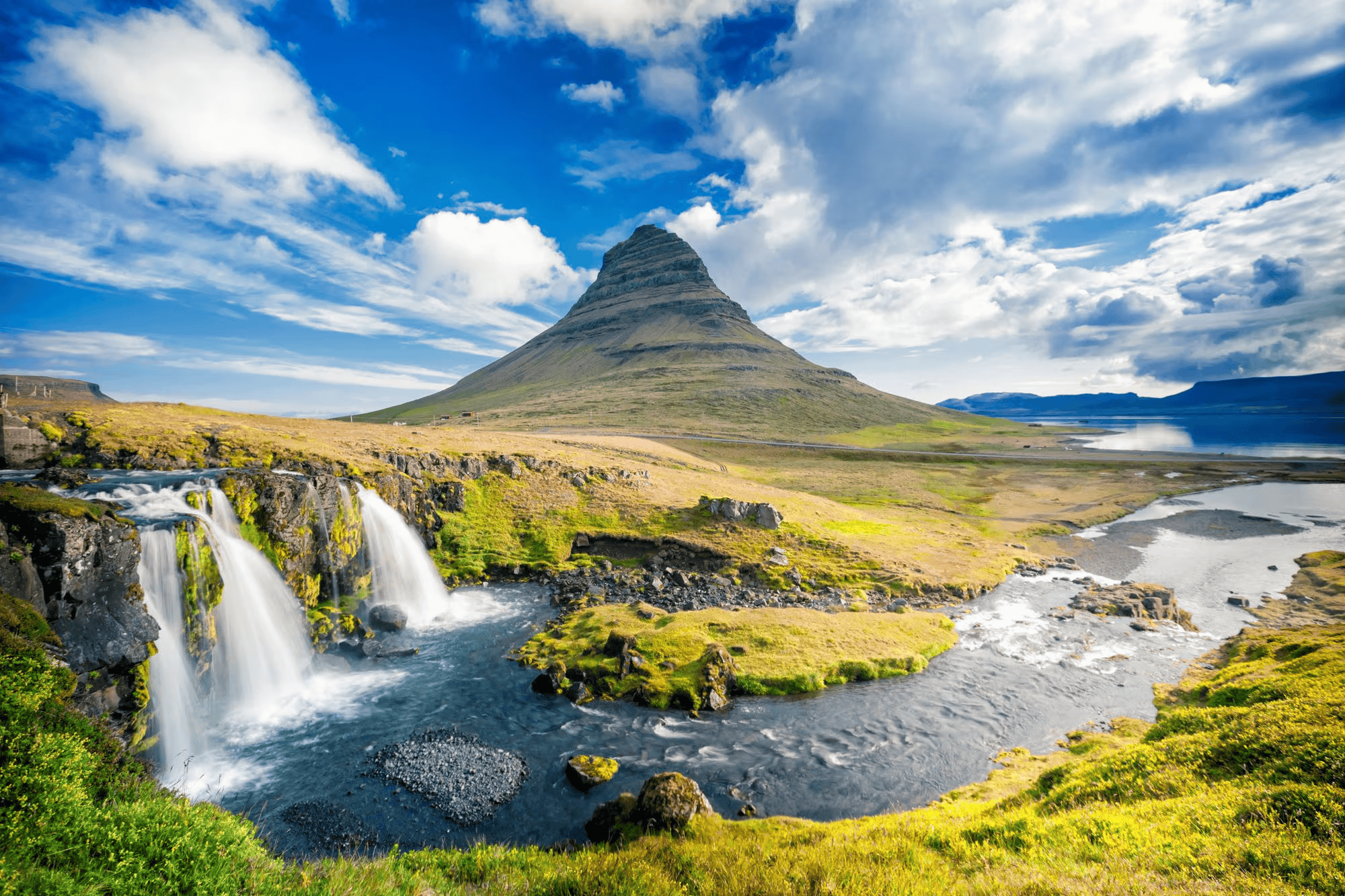 Mount Kirkjufell may be challenging to hike, but its stunning view and dramatic surroundings reward those who visit.