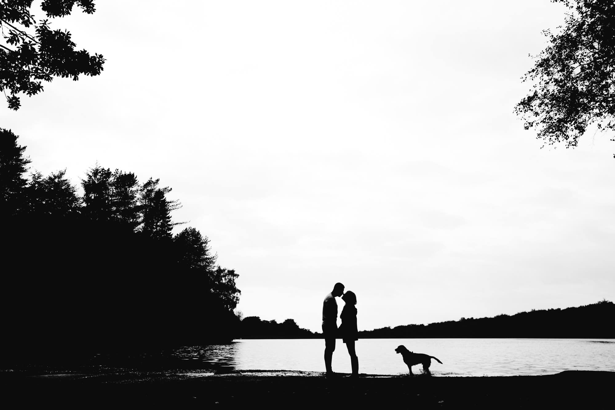 engagement photoshoot with our fur baby