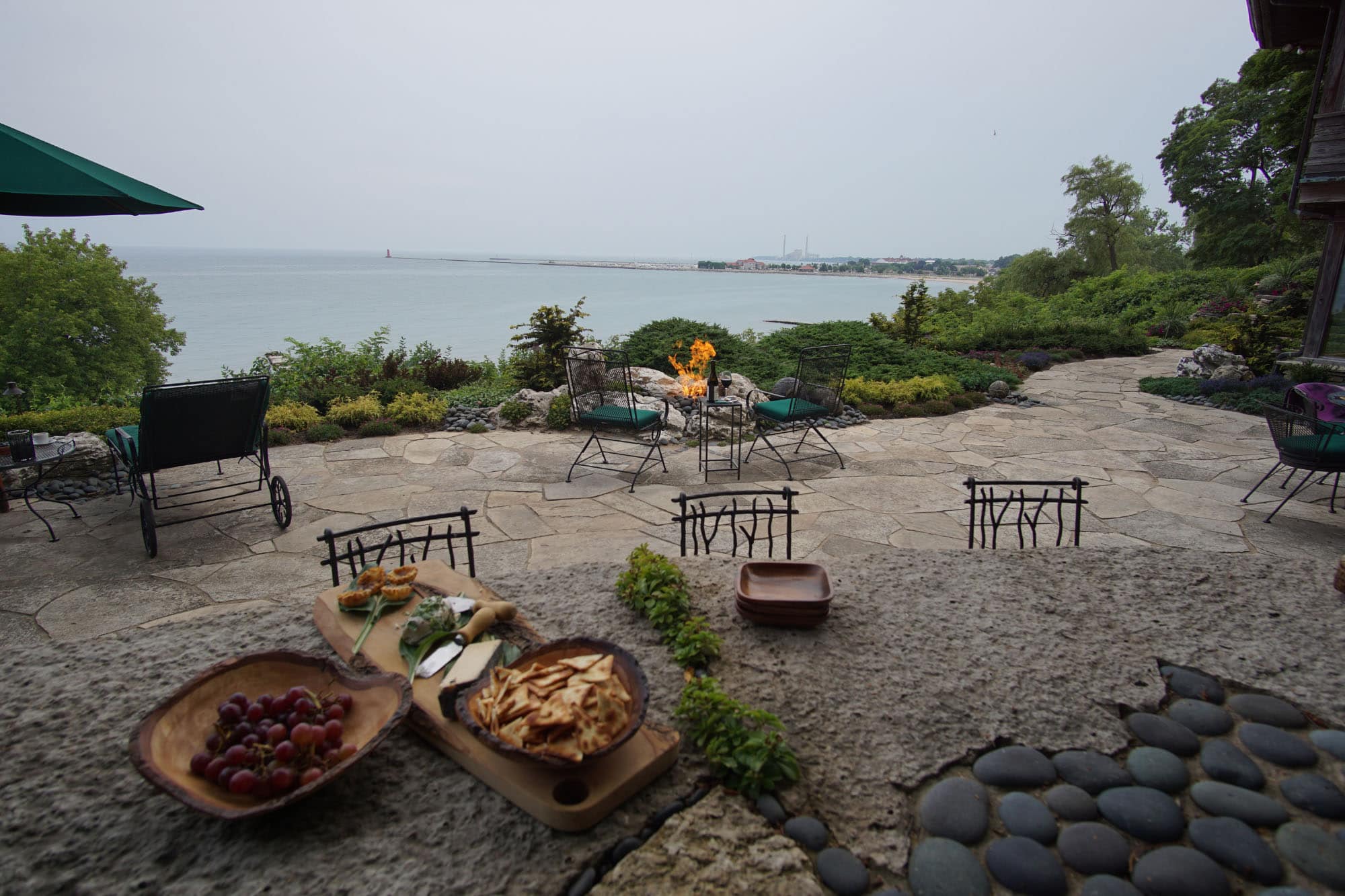 patio and furniture