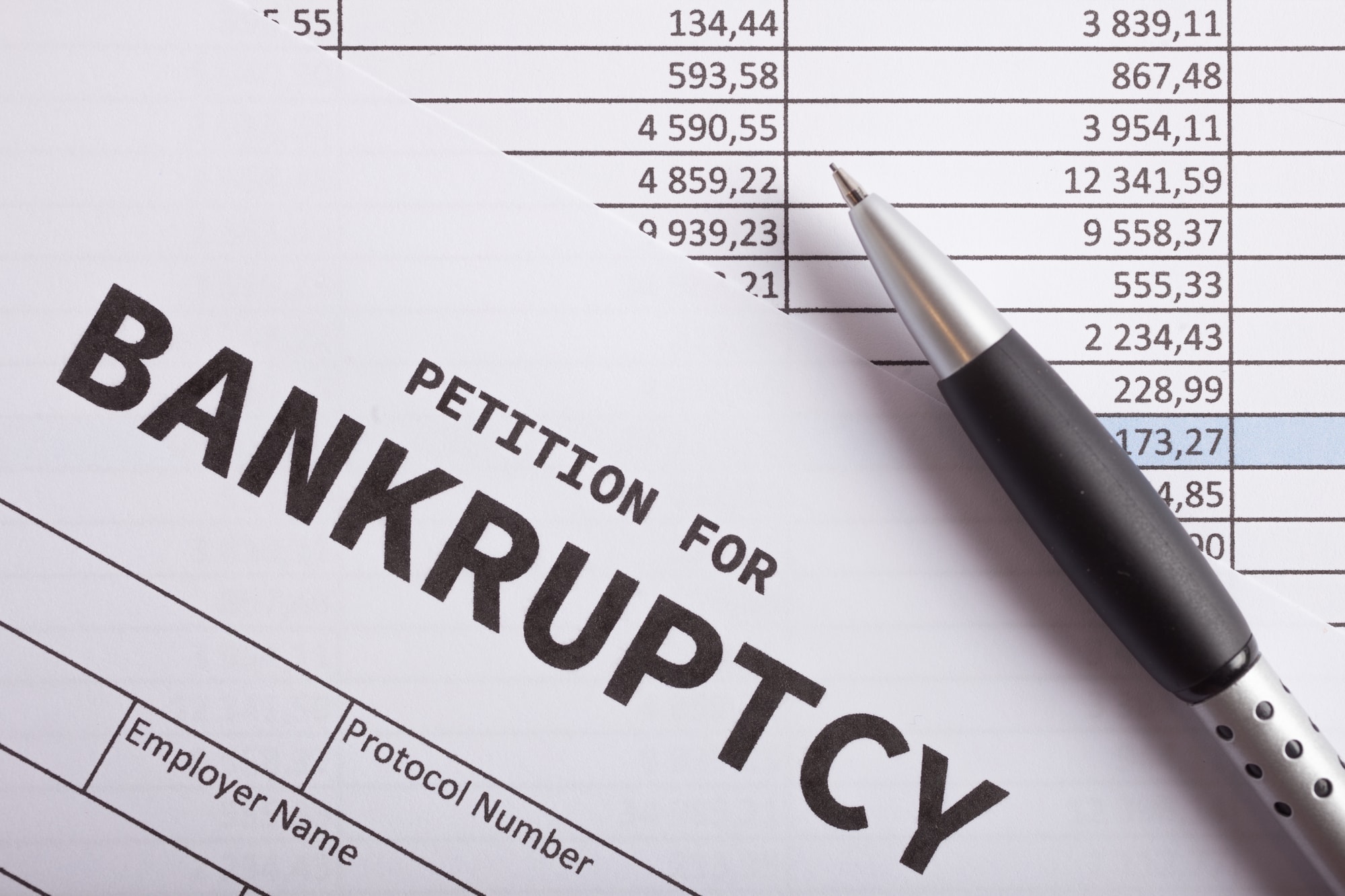 Bankruptcy petition forms Bankruptcy petition forms