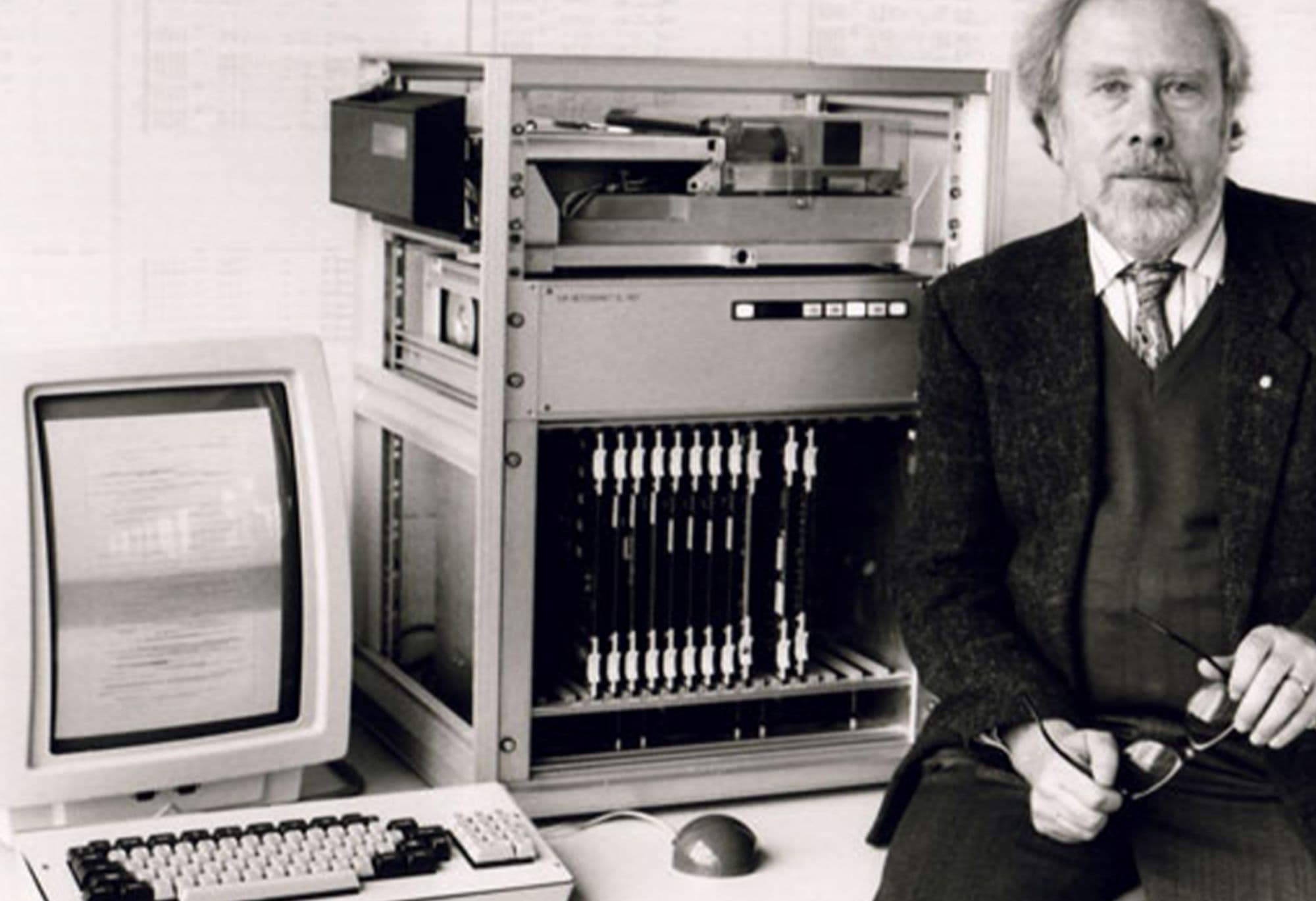Niklaus Wirth und seine Lilith (Foto: ETH Zürich)