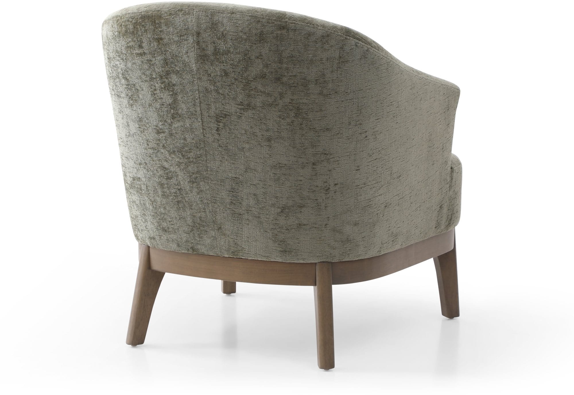 KY460 Ella chair olive woven chenille CutOuts04
