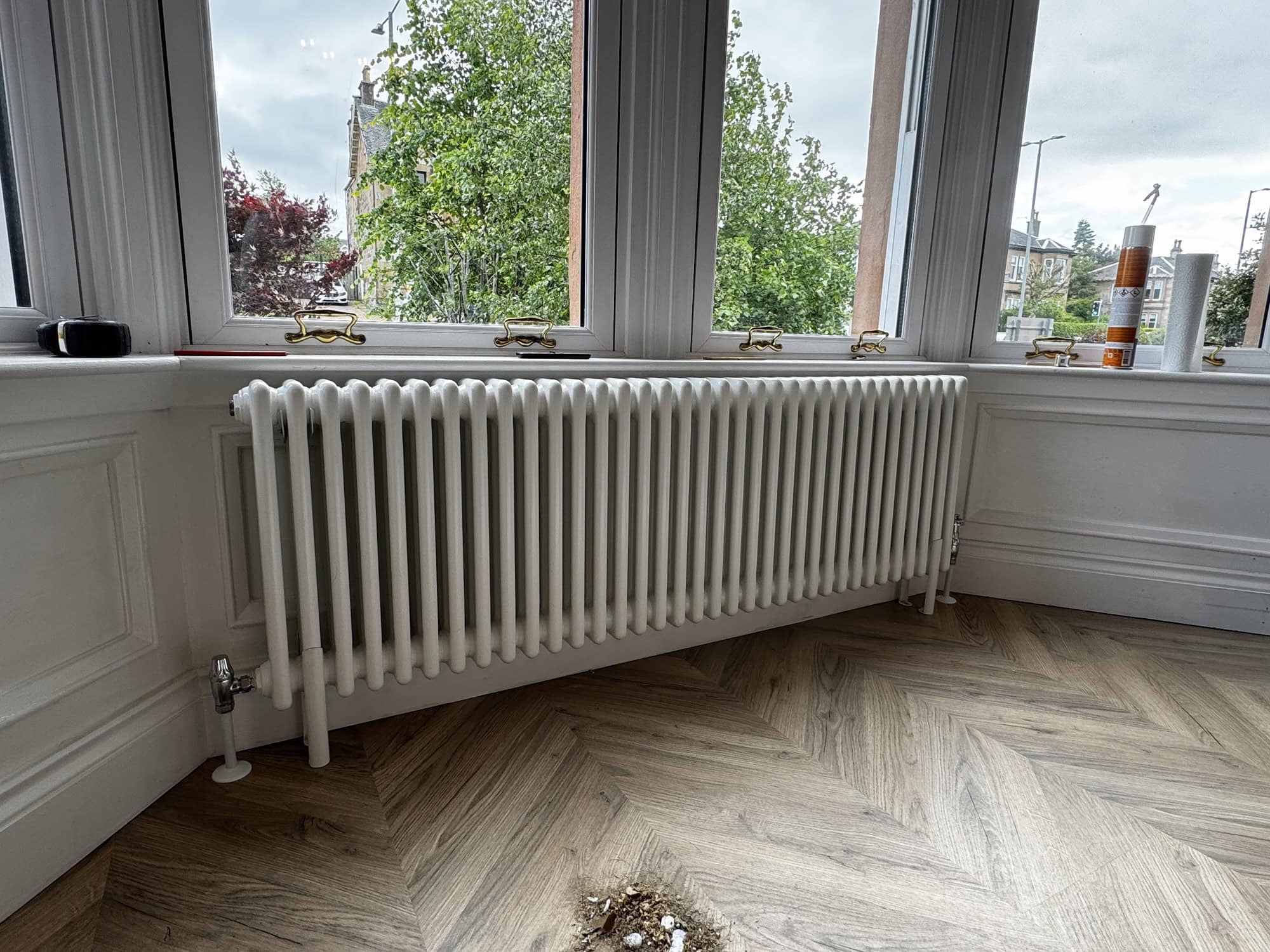 New radiator installation 