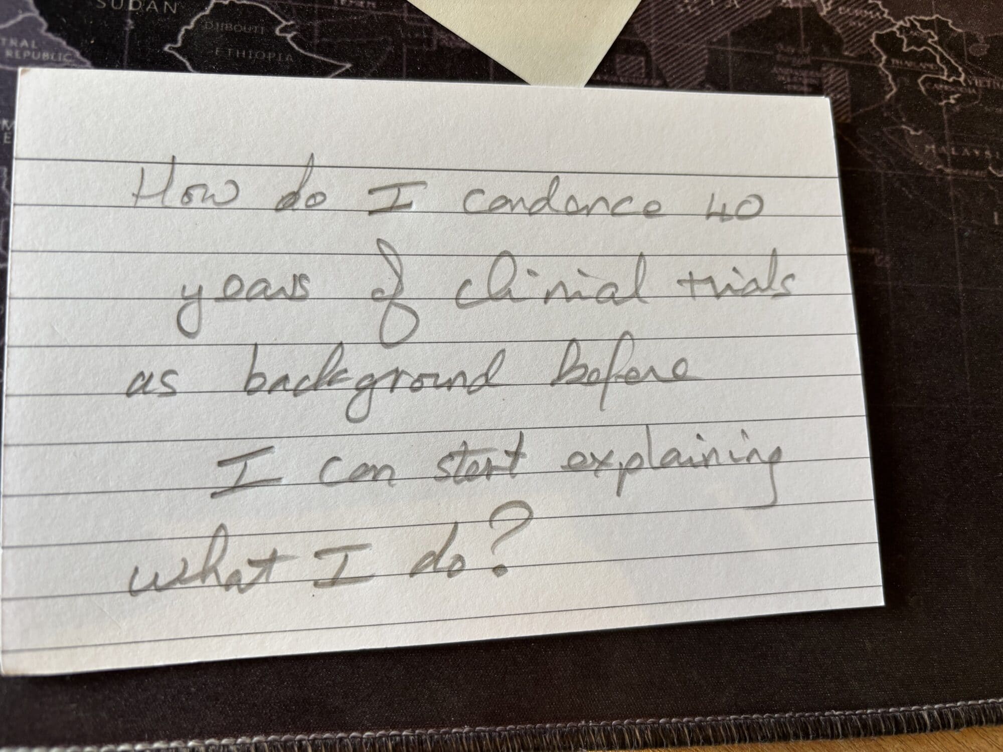 example of a question posed on presentation skills training