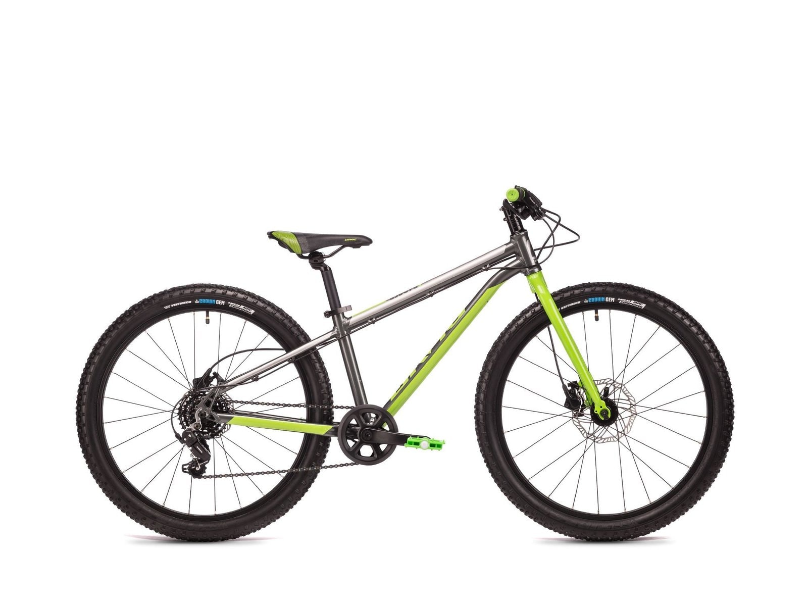 Детски велосипед Drag Badger Lite Disc 24" - зелен