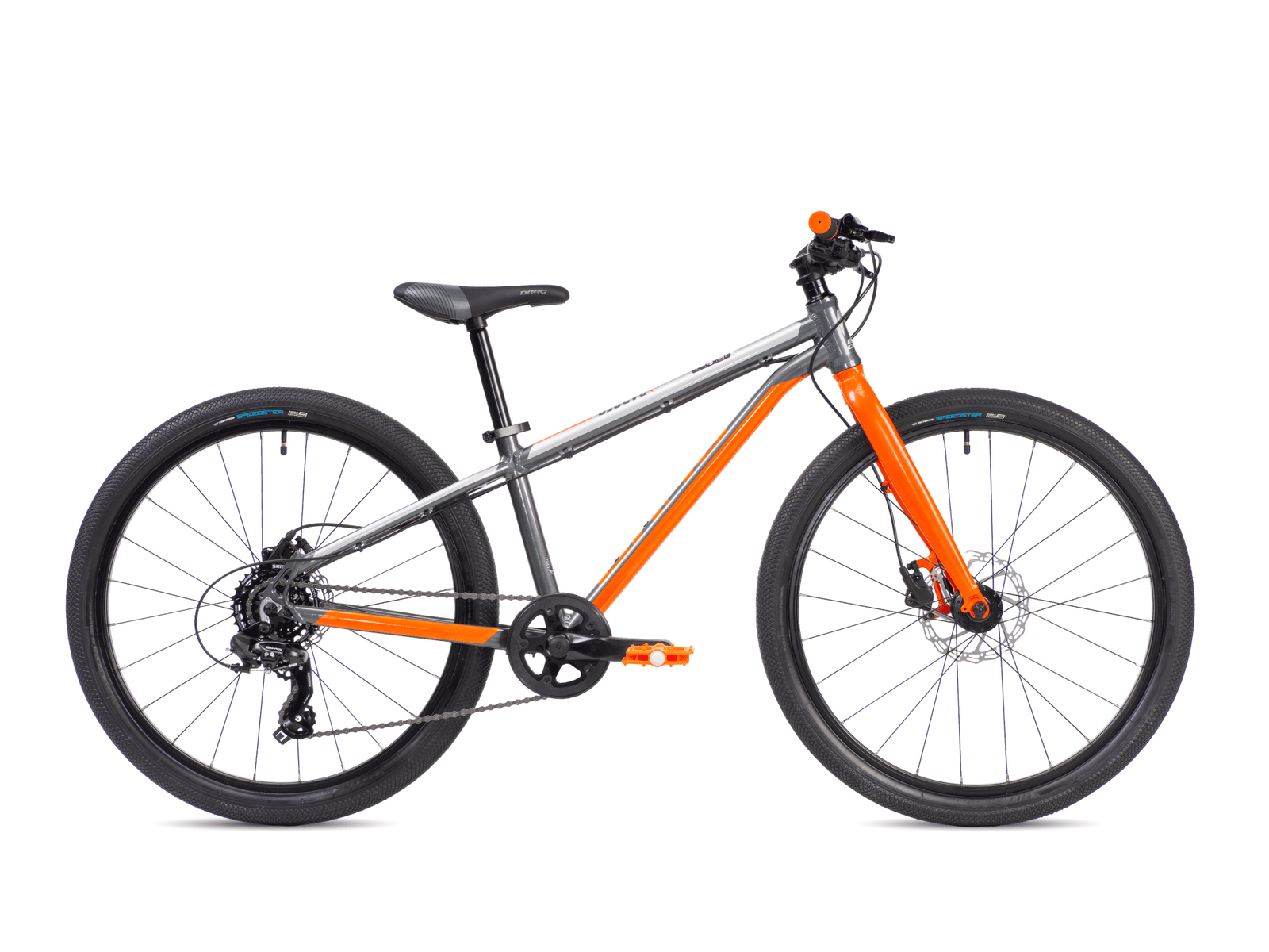 Детски велосипед Drag Badger Lite Disc 24" - оранжев