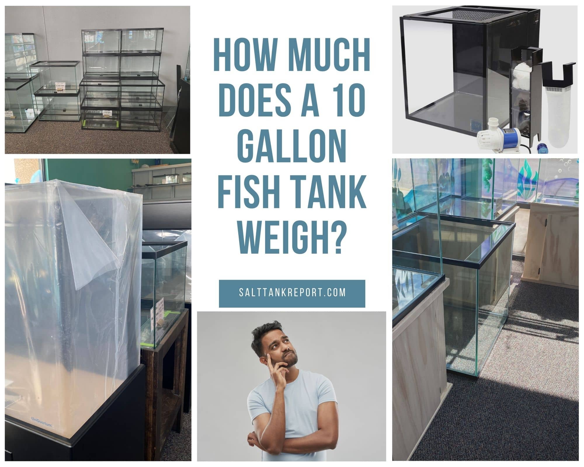 10 gallon aquarium weight