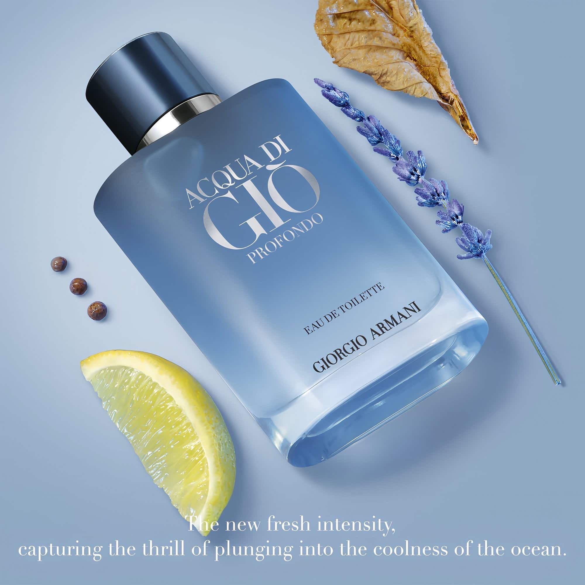 acqua di giò profondo a composition defined by water and wood