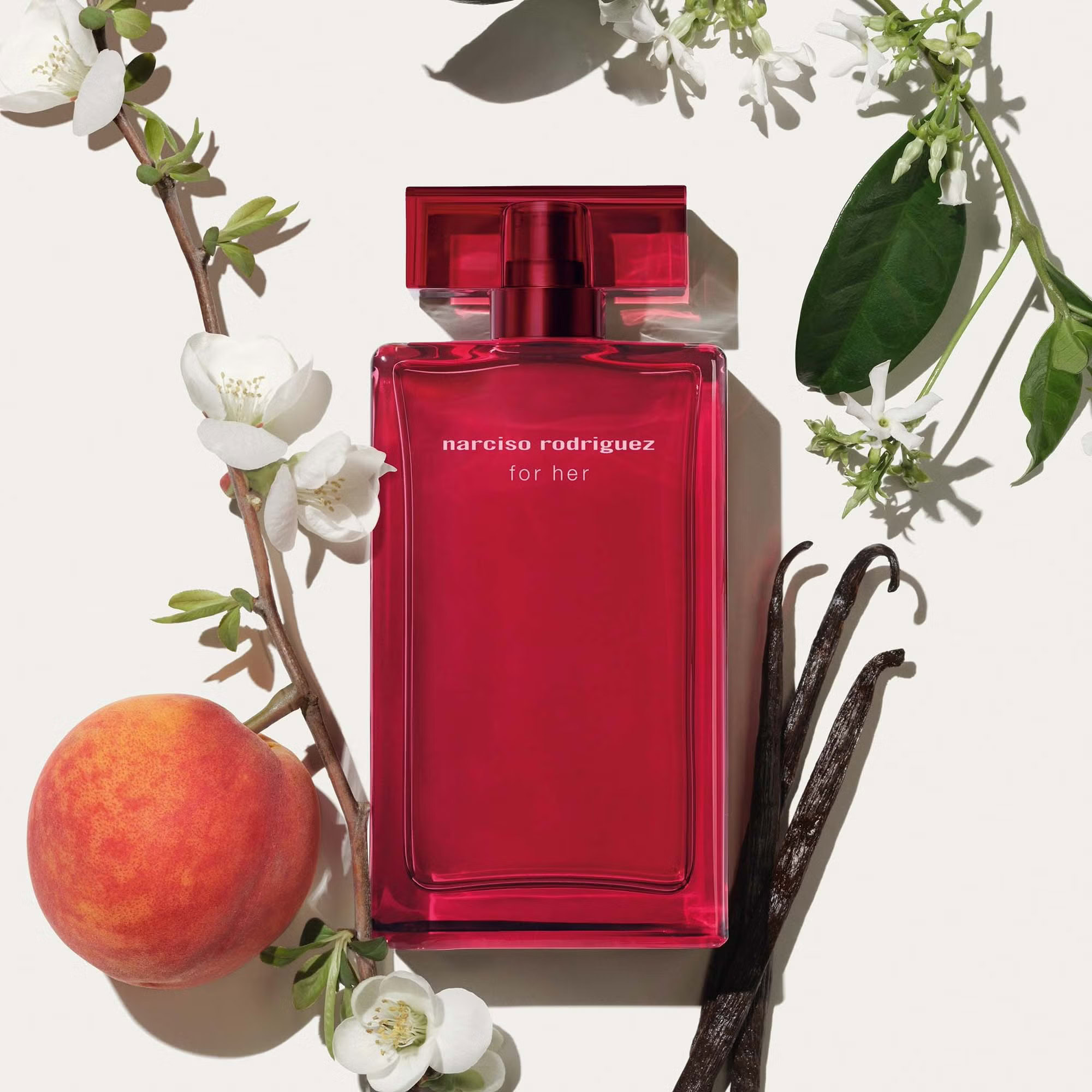 narciso rodriguez for her eau de parfum intense 100ml a sensuous chypre fruity fragrance centred around a heart of musc