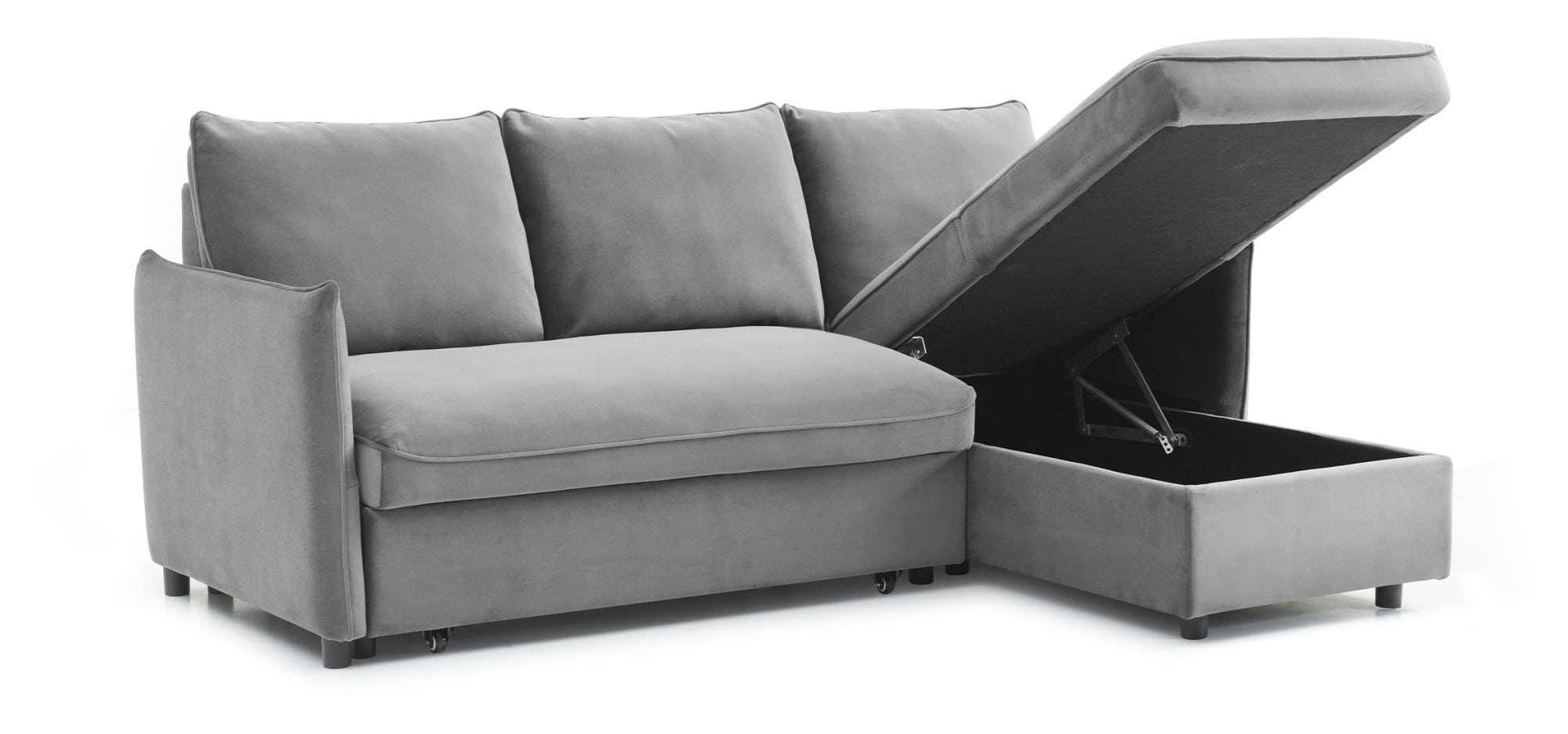 KY355 BLAIRE CORNER SOFA BED GREY CUT OUT (3)