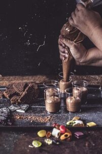 Halloween dezert hroby