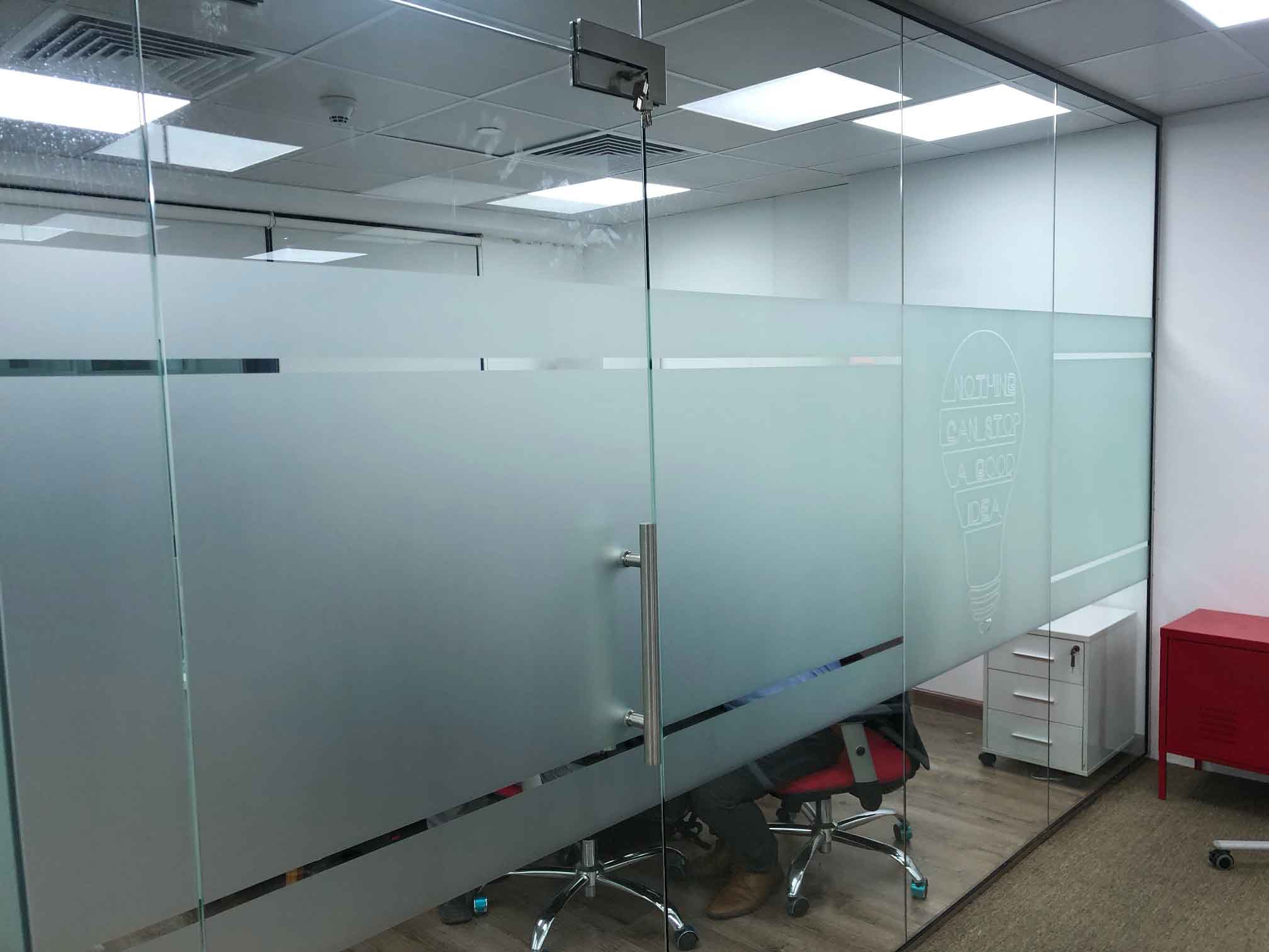 glass frosting sticker dubai glass sticker for office partitions