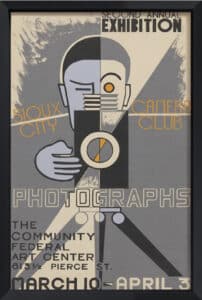 Sioux City Camera Club - Canvas on Board Black Shelf