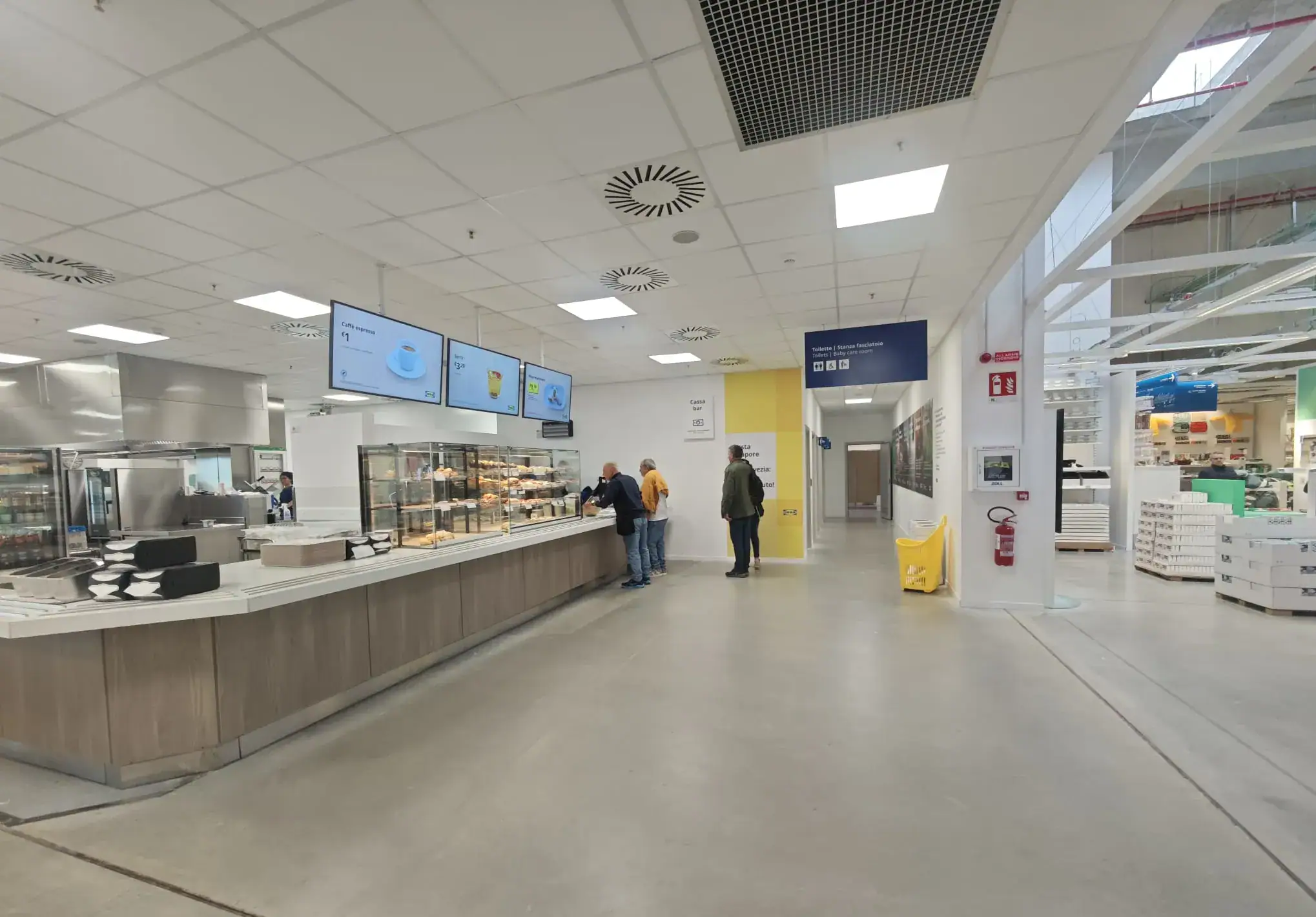 Ikea Elmas - pavimenti in resina area ristorazione