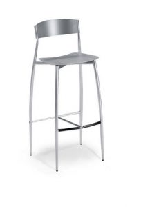 baba sgabello in alluminio di sergio mian per altek italia design