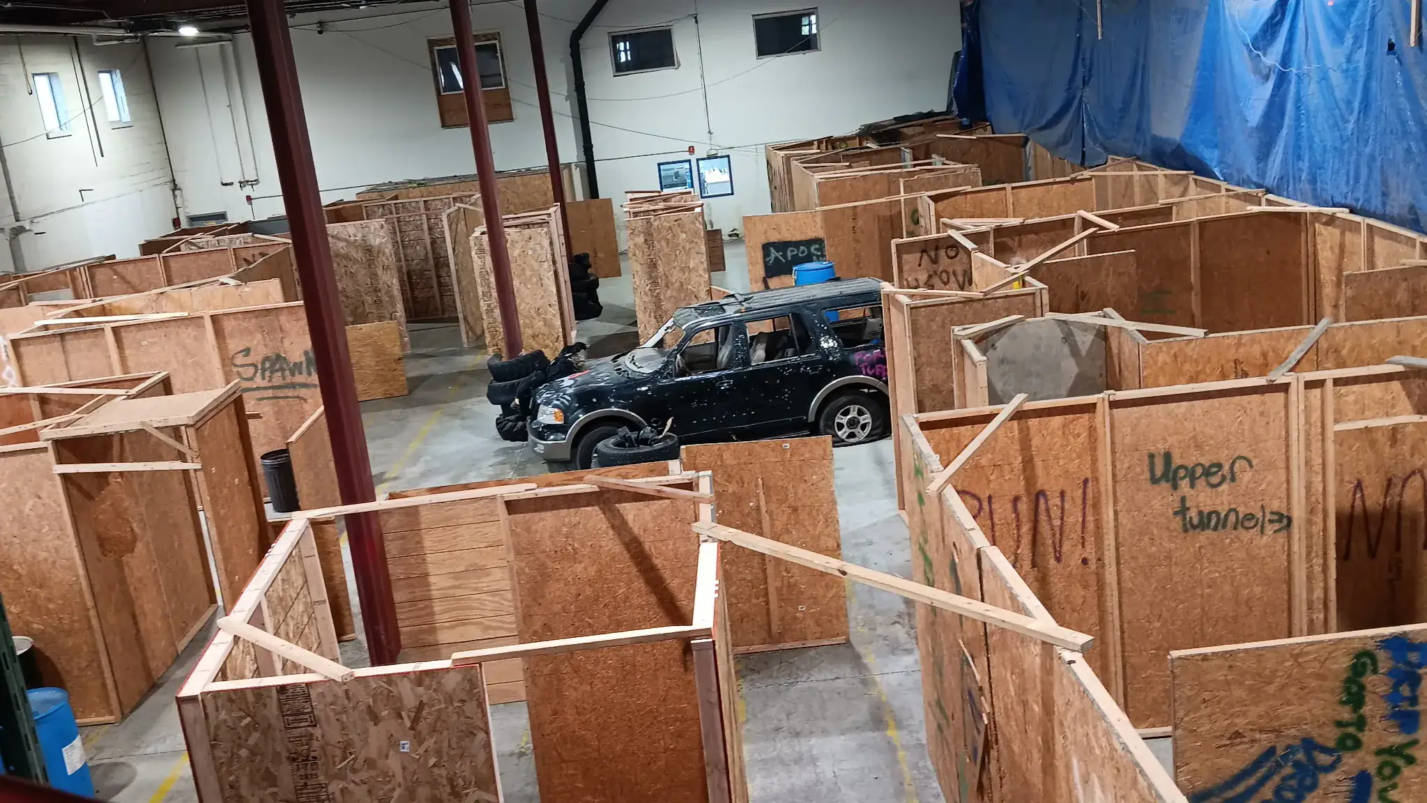 StrikeForce Sports North indoor airsoft field Long Island 50000 sq ft