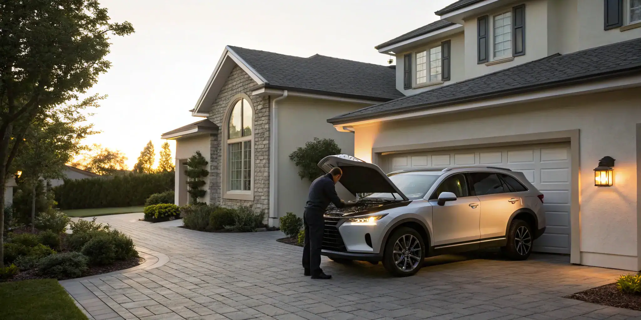 Car care subscription service visit.