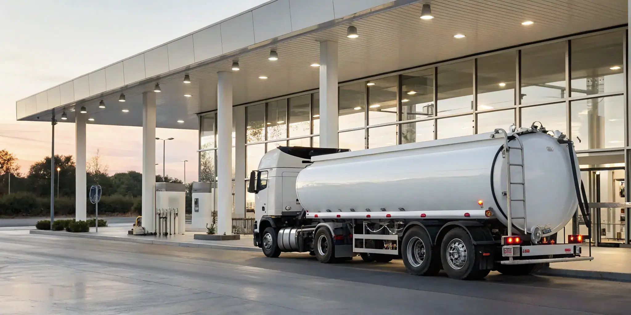 Roadside emergency fuel delivery service truck in Las Vegas.