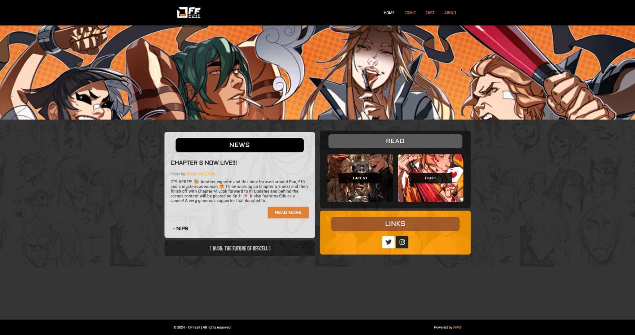 Off Cell Comic Case Study