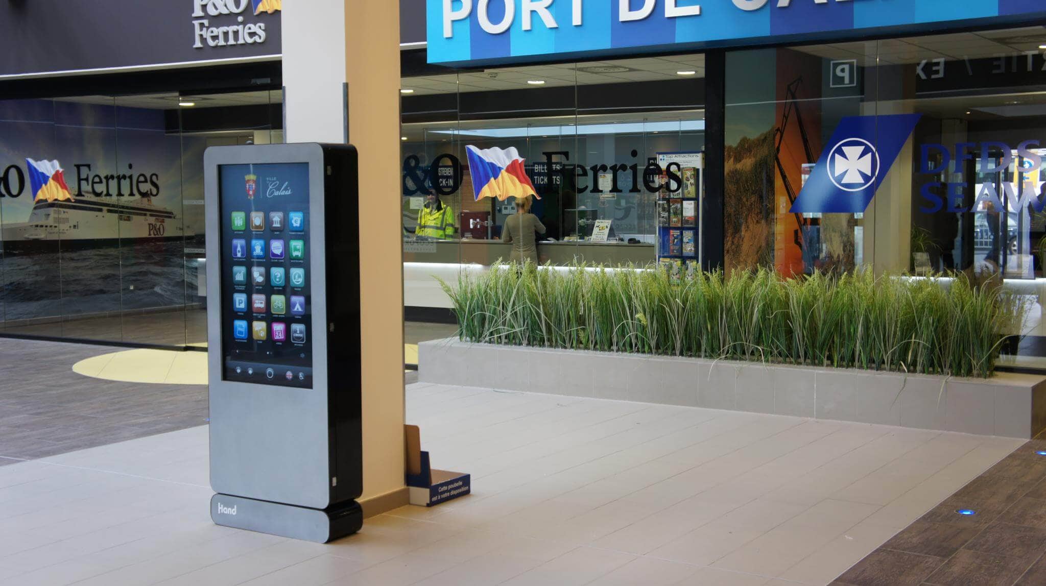 totem d'information indoor