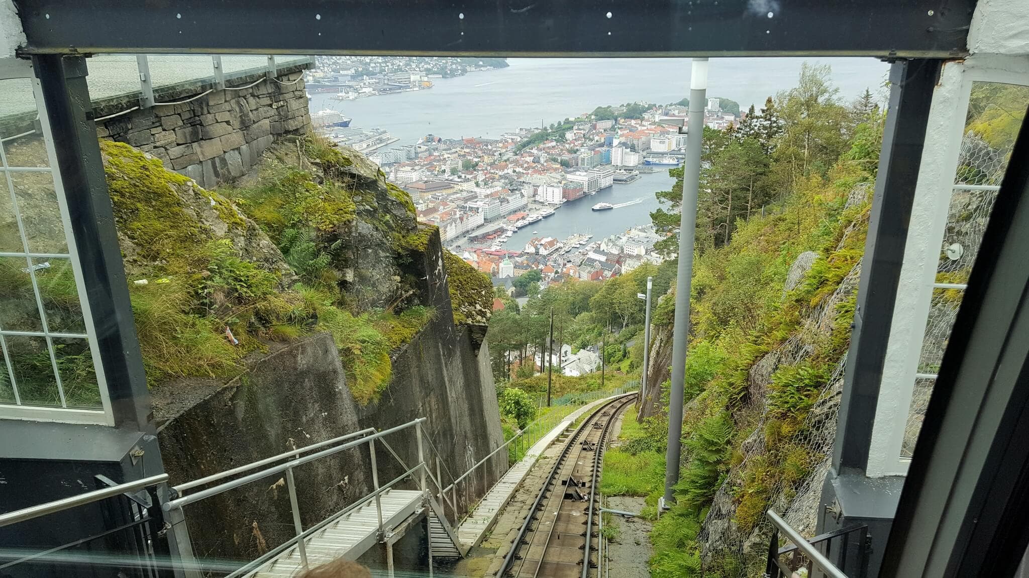 Fløibanen Standseilbahn / Bergen Norwegen