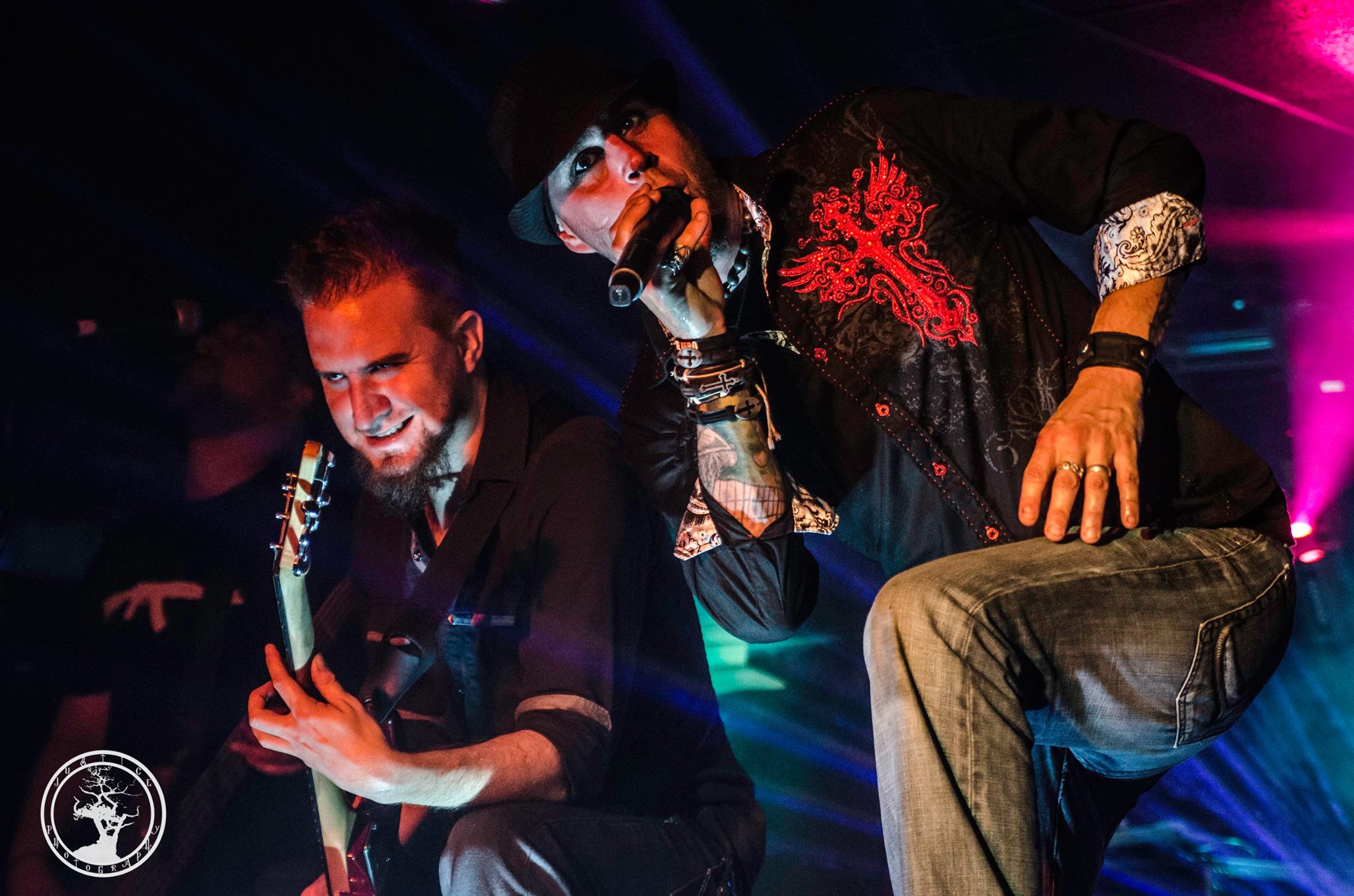 James Brennaman and Sean Yeaney perform in Kansas City at Collapsefest circa august 2014