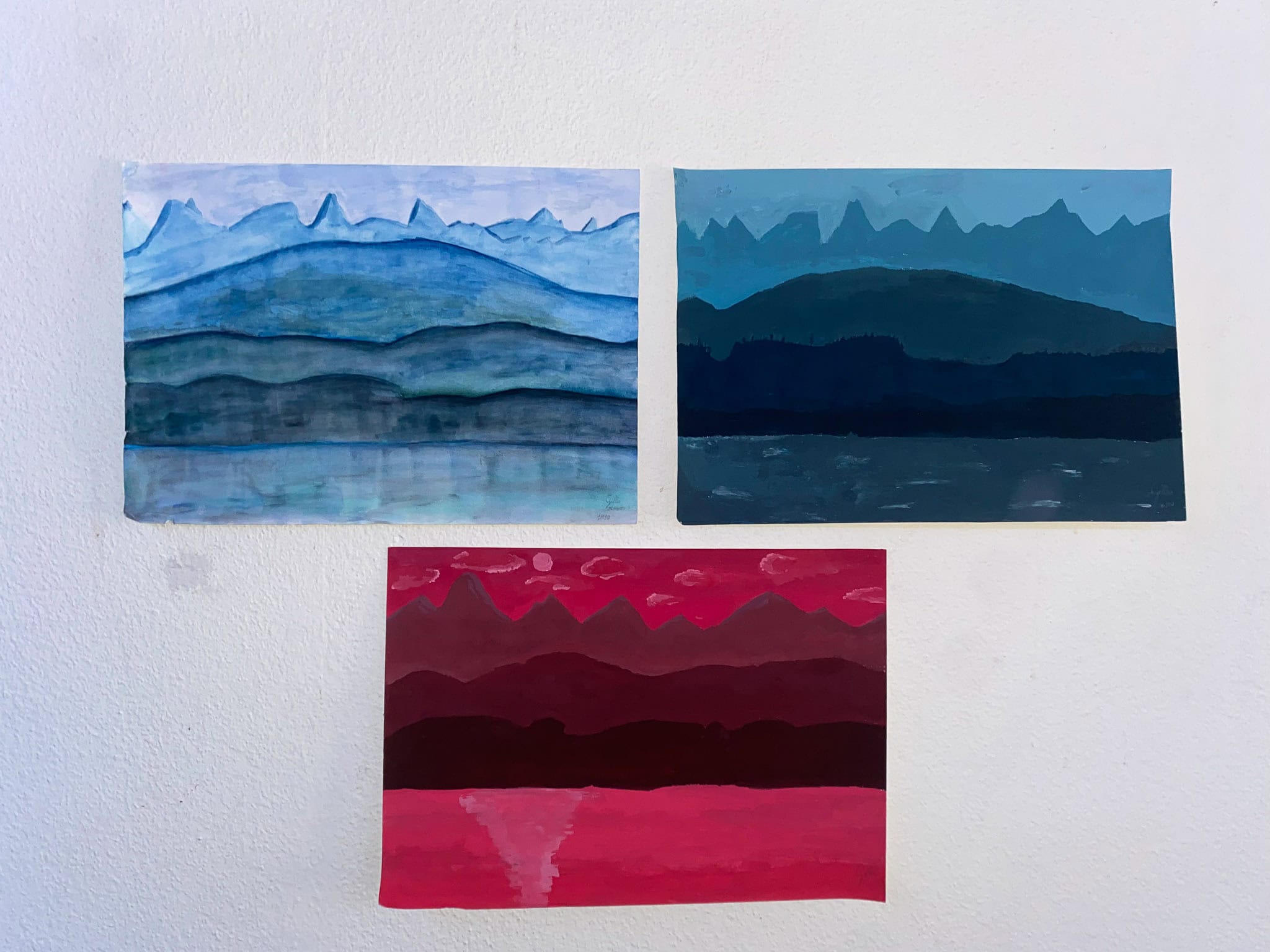Etudes du lac
