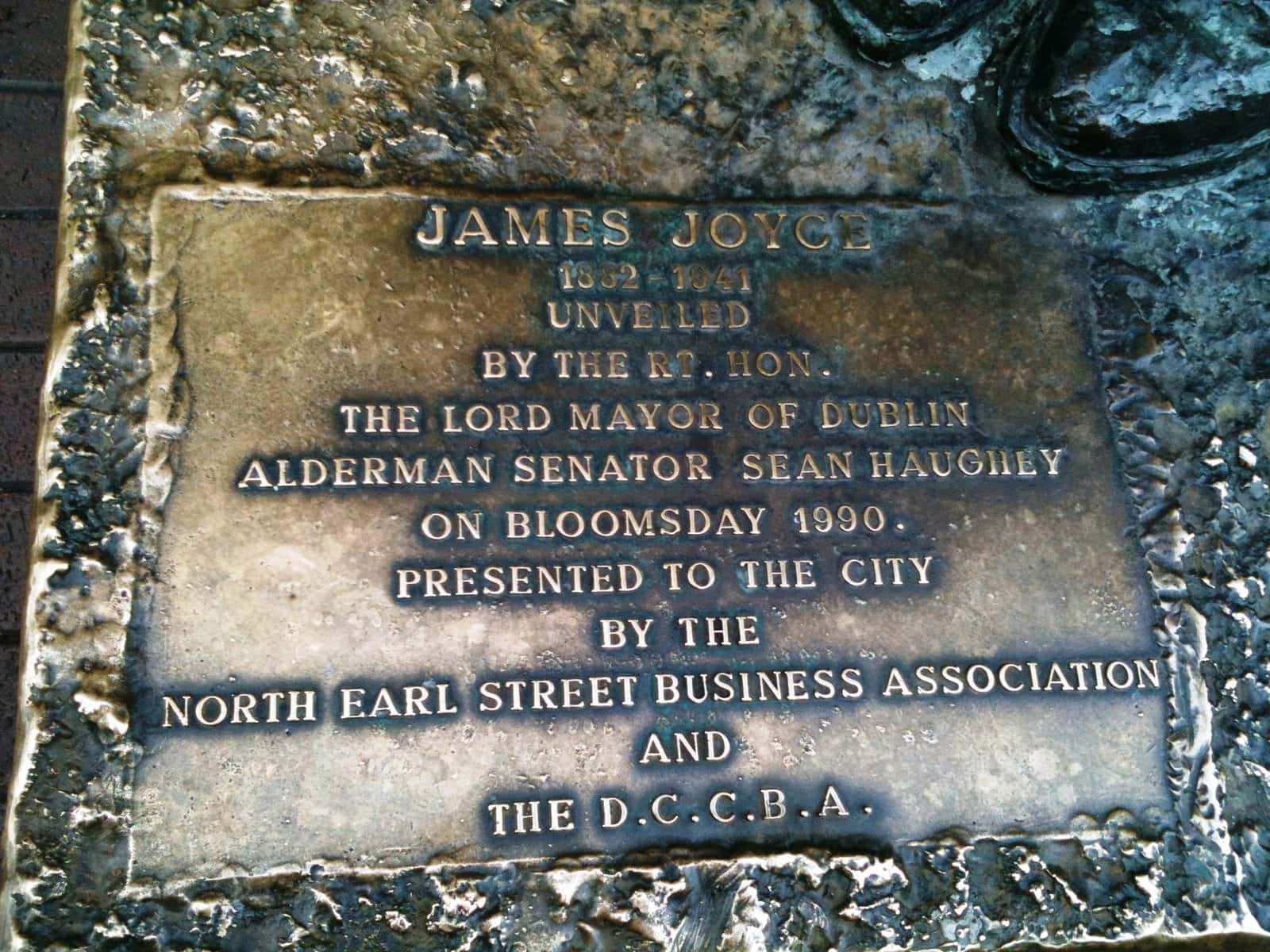 James Joyce plaque, Dublin
