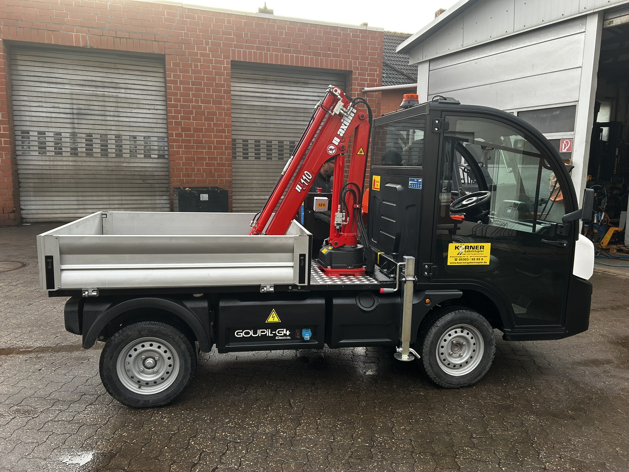 W. Körner GmbH | The Goupil G4 with crane superstructure – ready for any challenge!