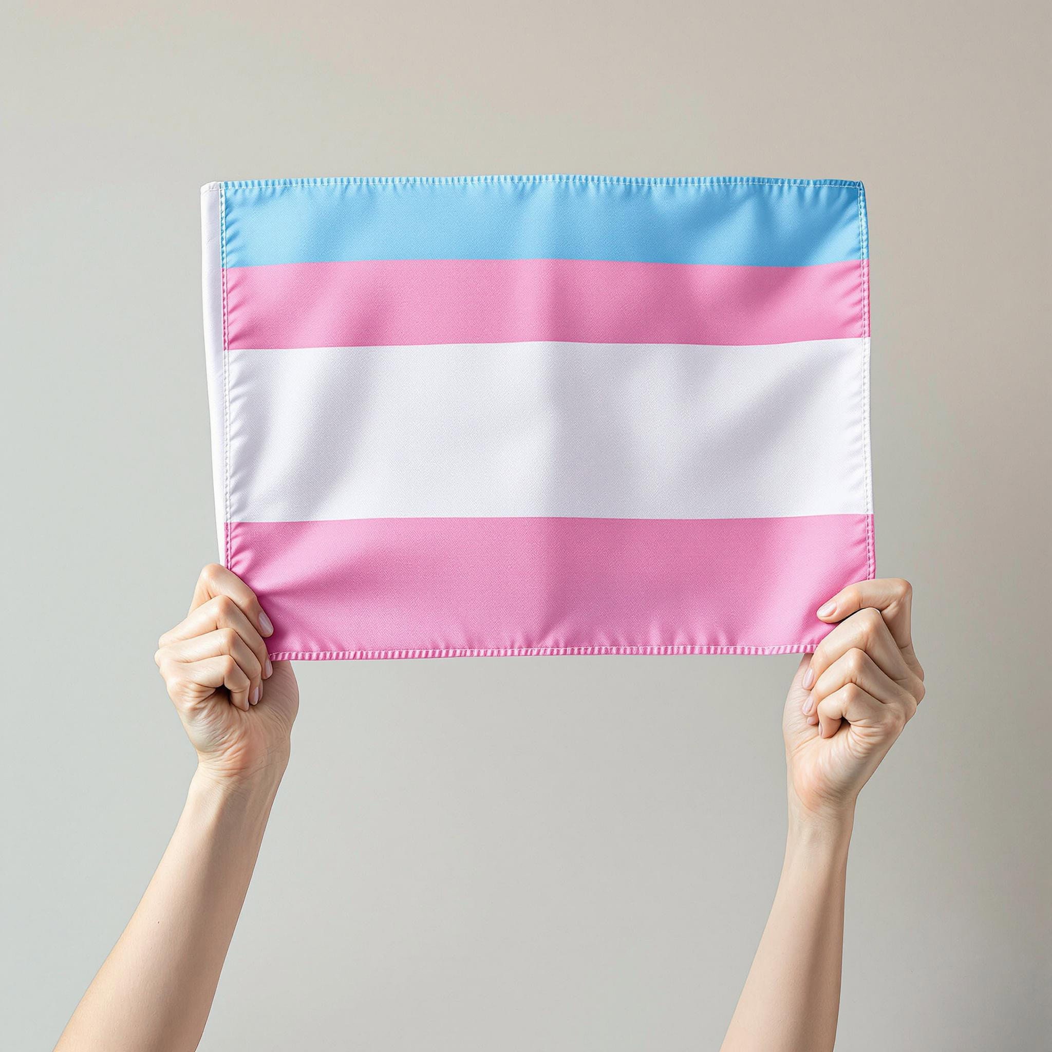 Flying the trans flag