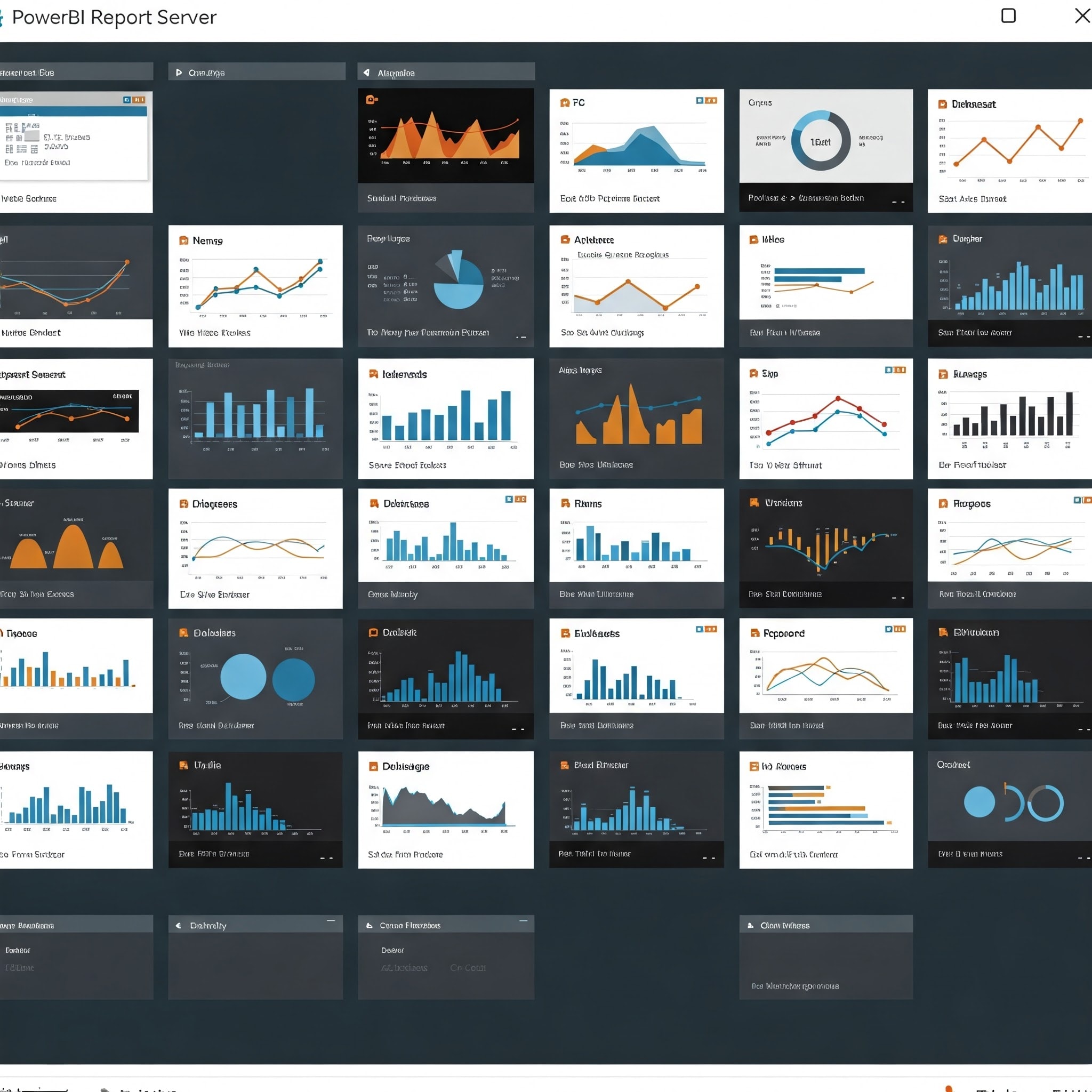 création et modification de rapports BI