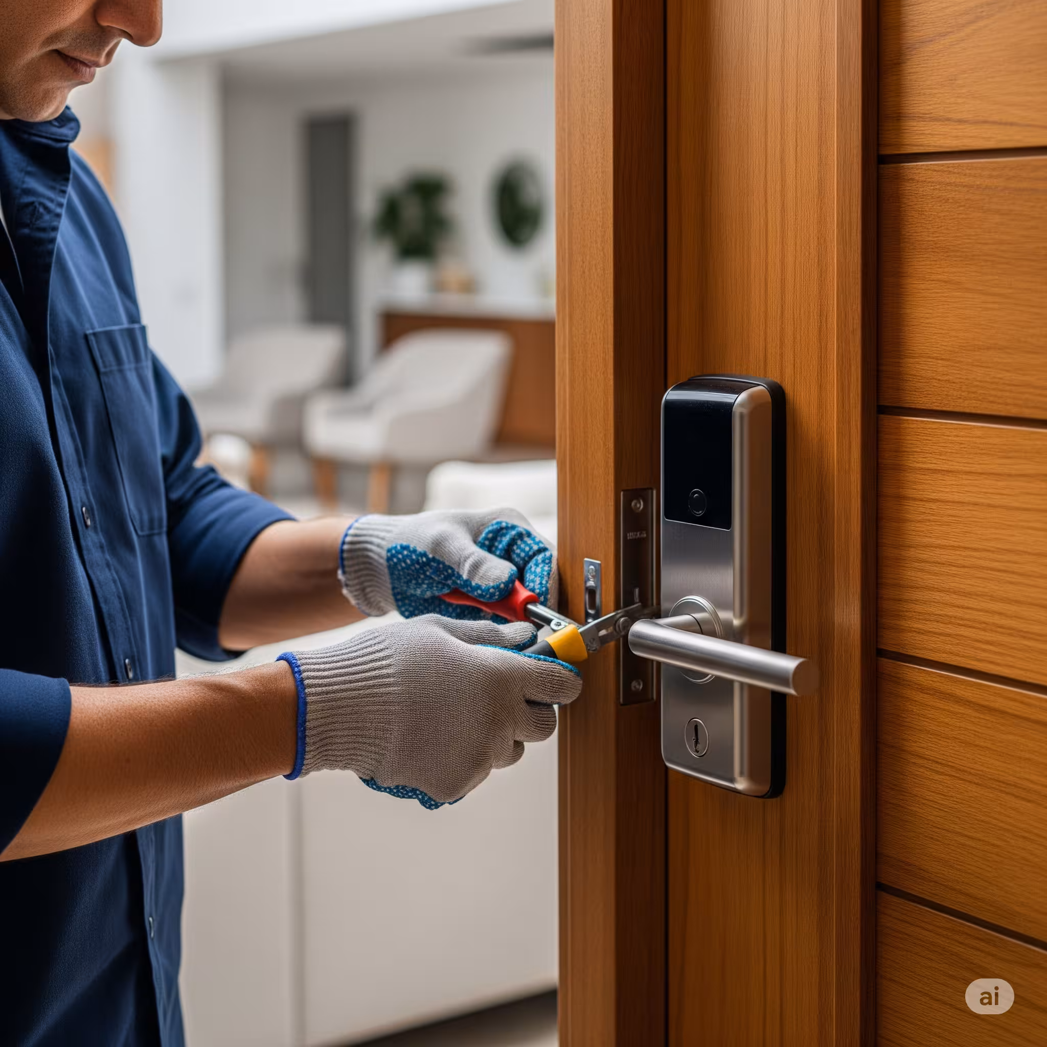 Servicios Profesionales de Cerrajeros en Bogotá 1 Cambio de cerradura de seguridad en una casa – servicio de cerrajería en Bogotá