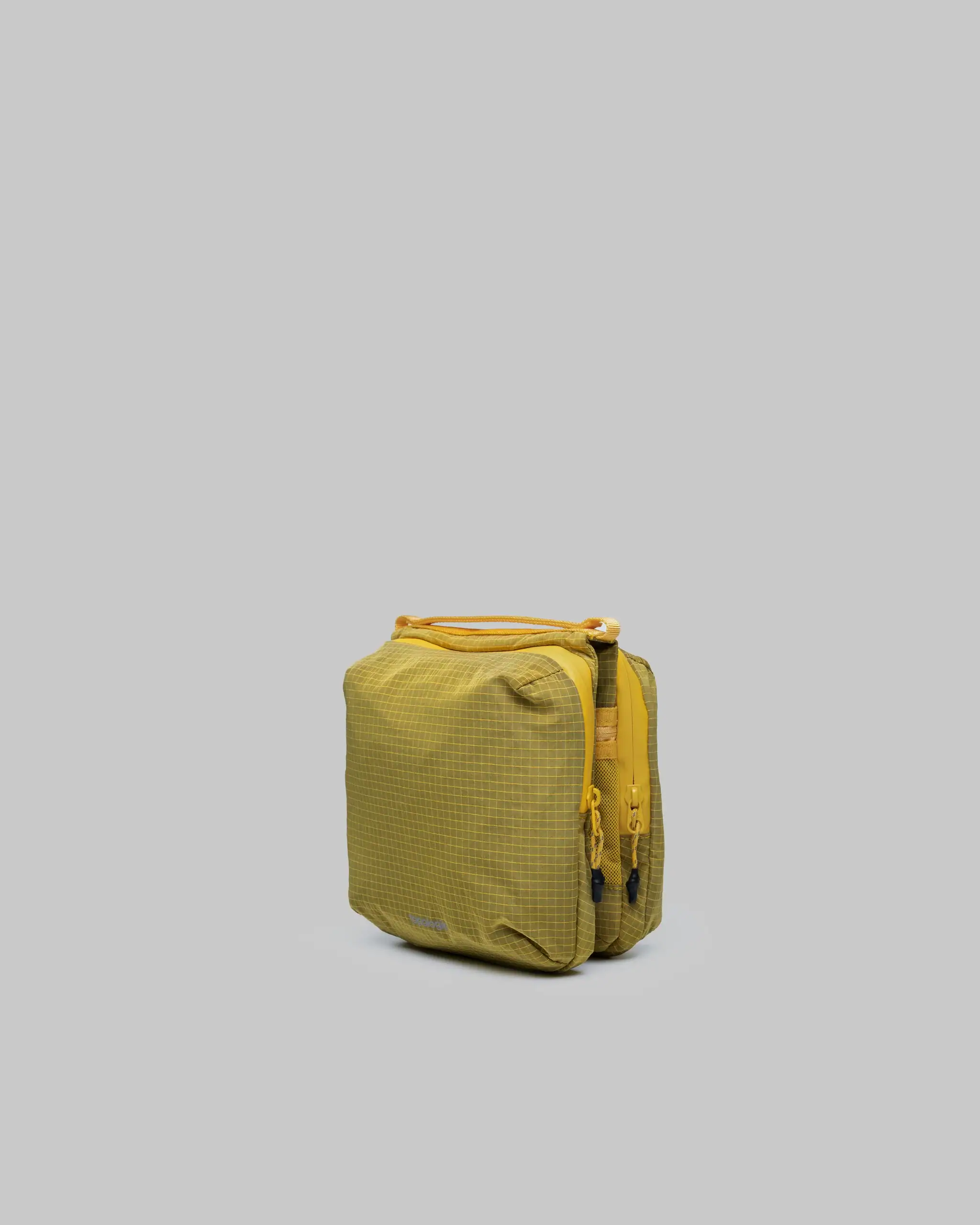 Bolso mediano Casette Sacoche mustard ripstop2