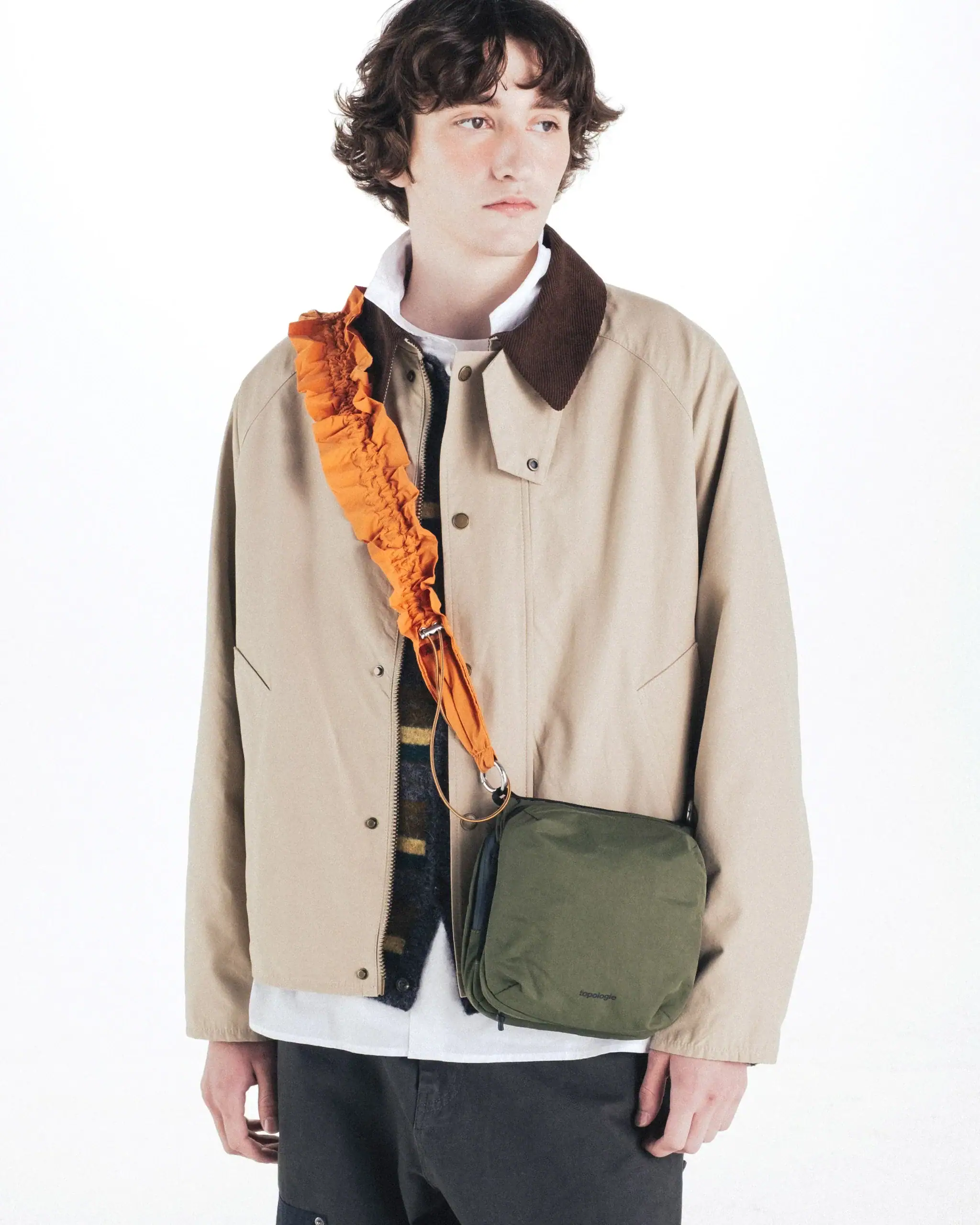 Bolso mediano Casette Sacoche verde bosque
