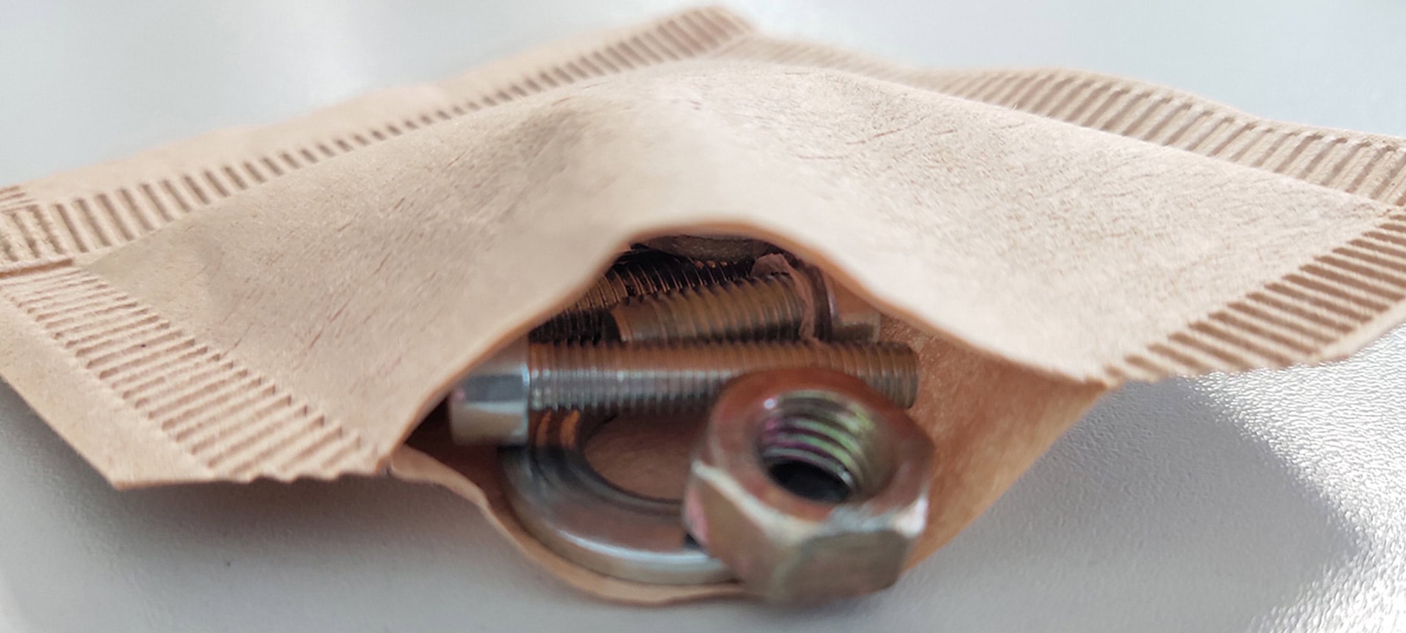 Kunststofffreie Papierverpackung