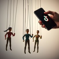 TikTok Marionette controlling users