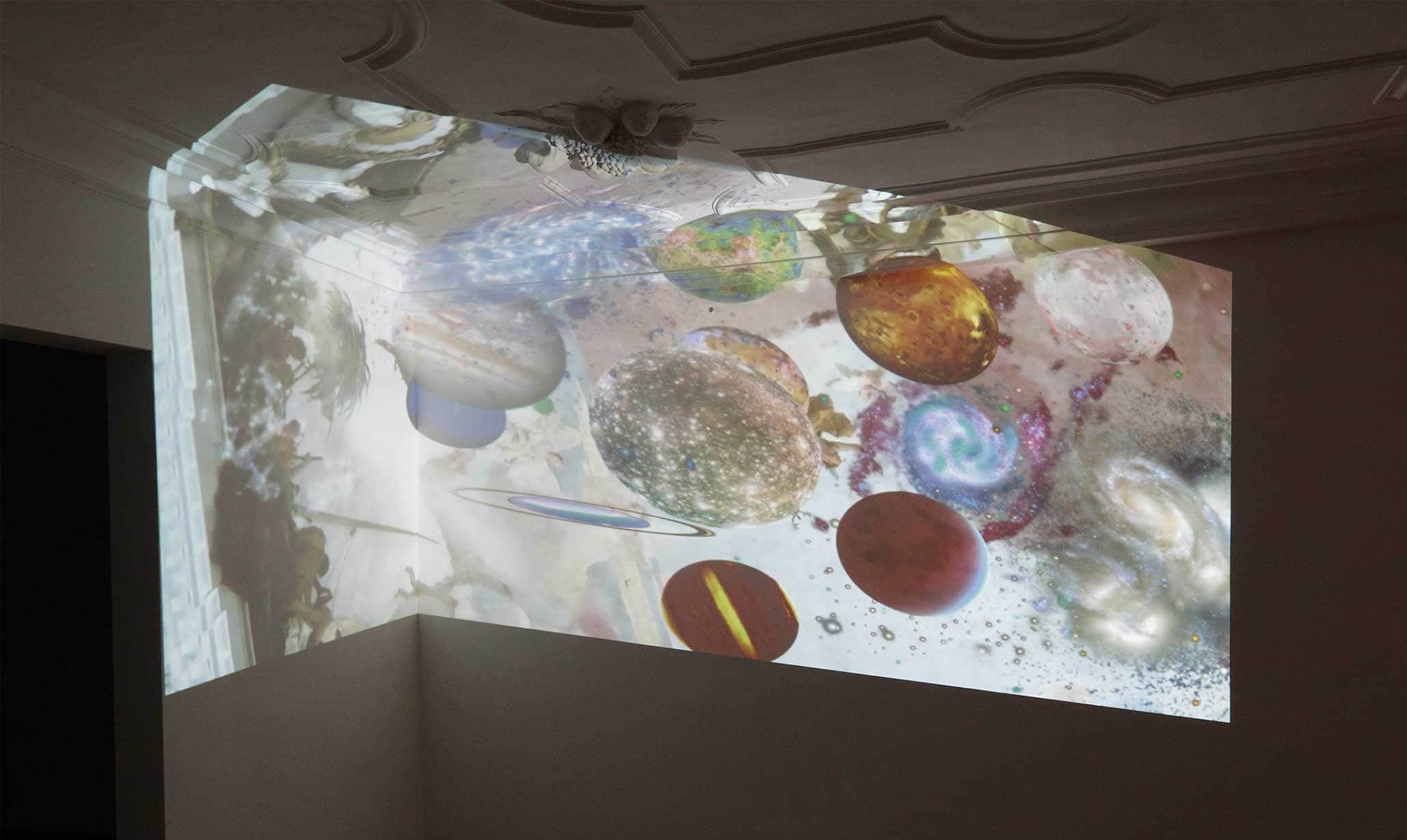 Myriam Thyes, After Tiepolo (2013), in der Gruppenausstellung 'Raumwelten', Museum Bärengasse, Zürich, Schweiz 2013. © Foto: Adrian Baer, 2013.