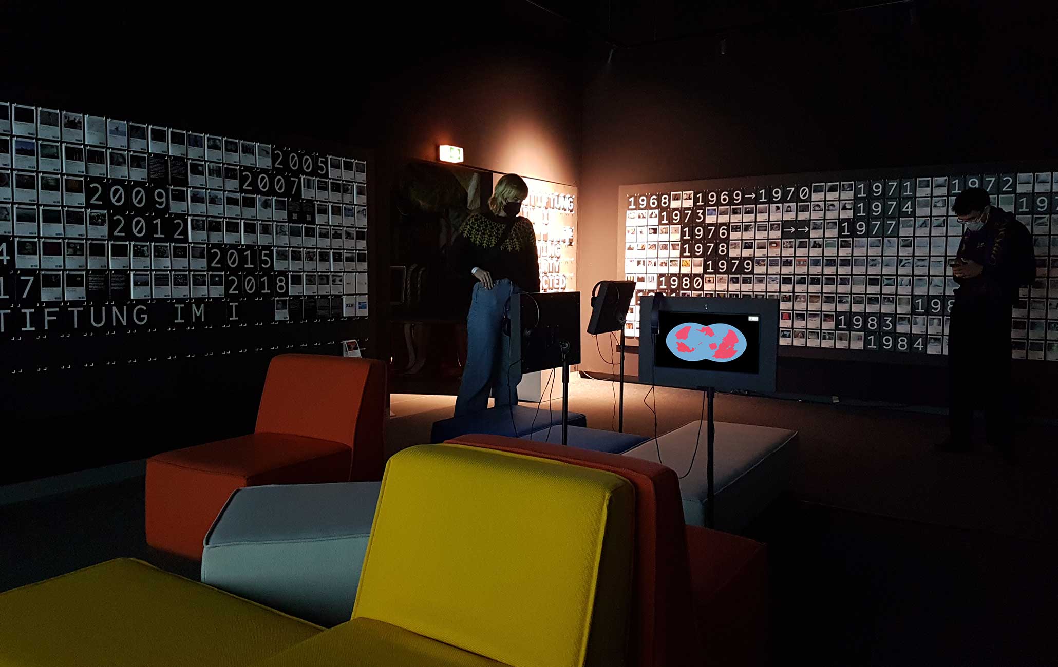 Videolounge of the imai foundation, NRW Forum Dusseldorf, 2021