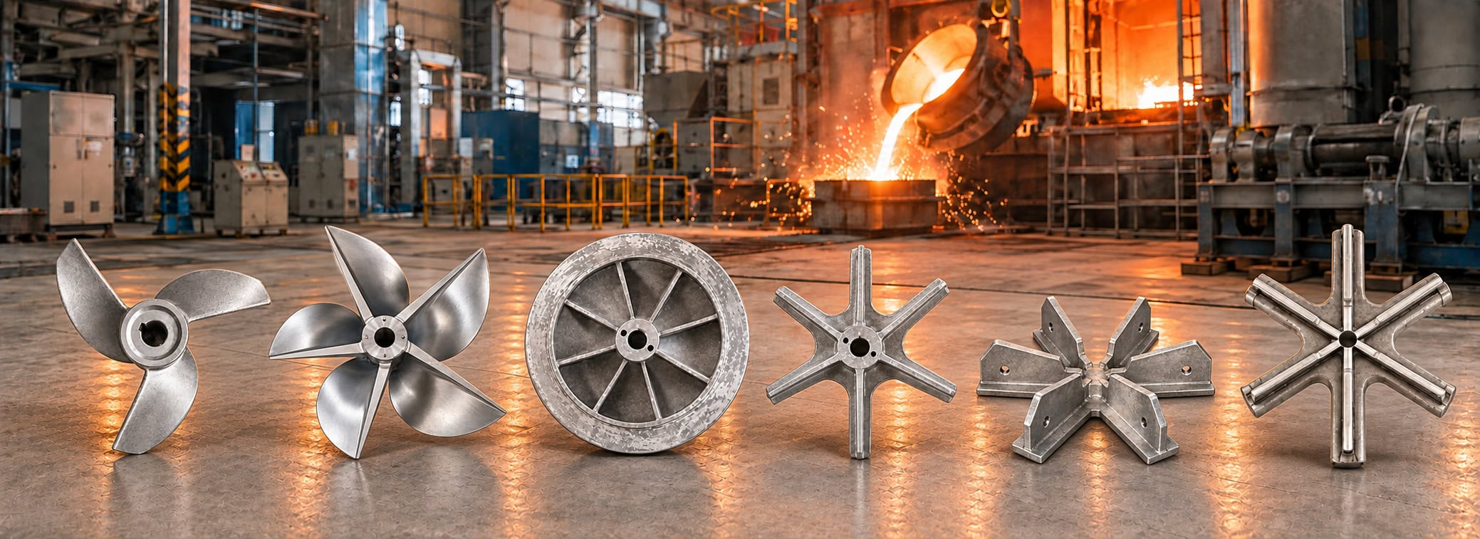 High-temperature furnace fan for heat treatment furnace air circulation