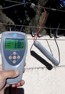 Testing Electric fence with load attached