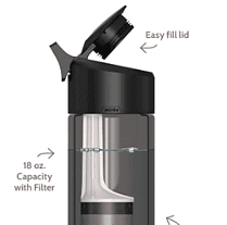 filtered water bottle