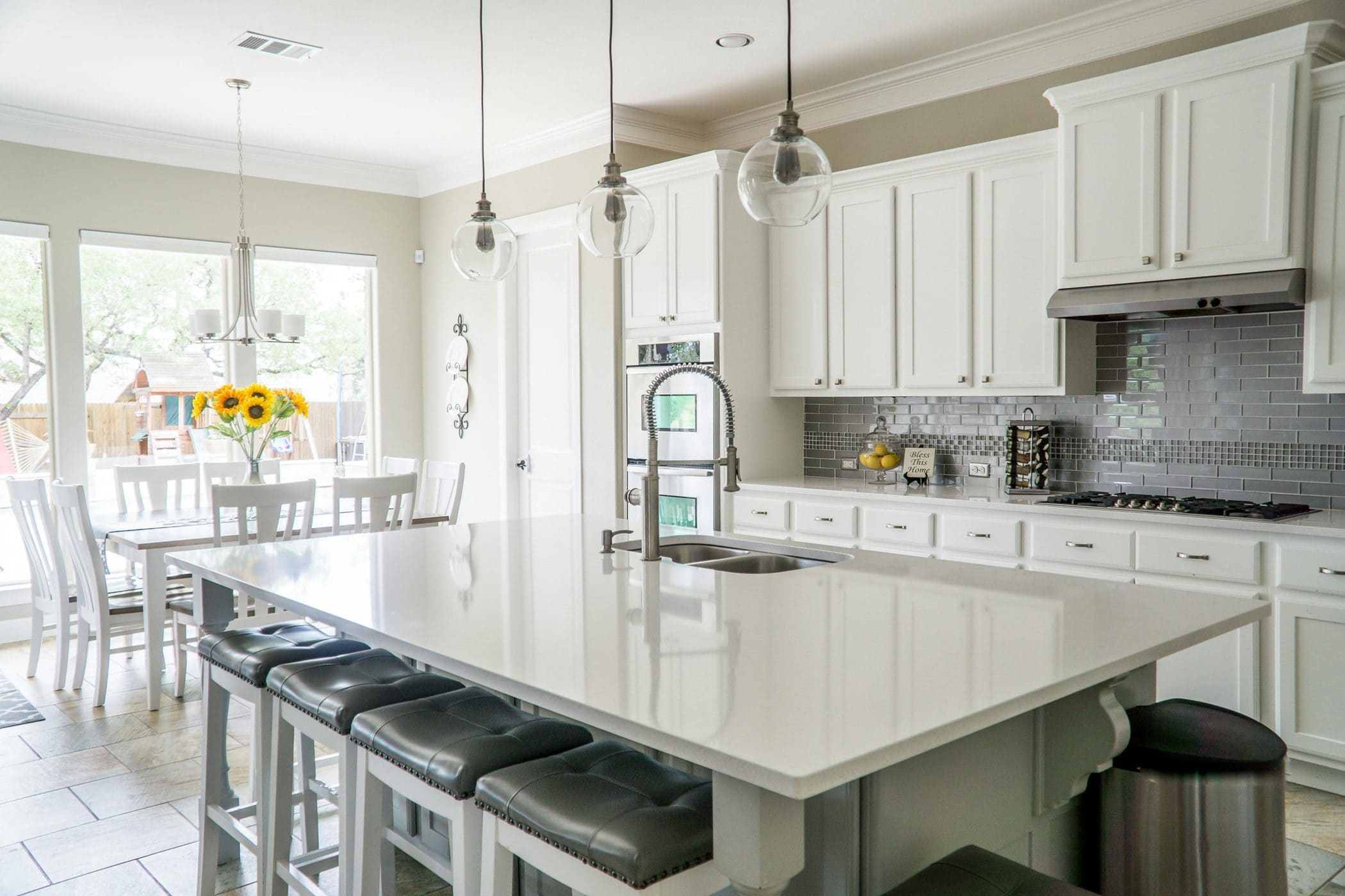 Kitchen renovation in Kitchener featuring modern cabinetry, upgraded countertops, and functional design