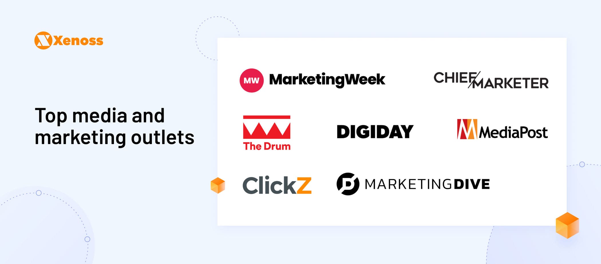 Top media and marketing outlets