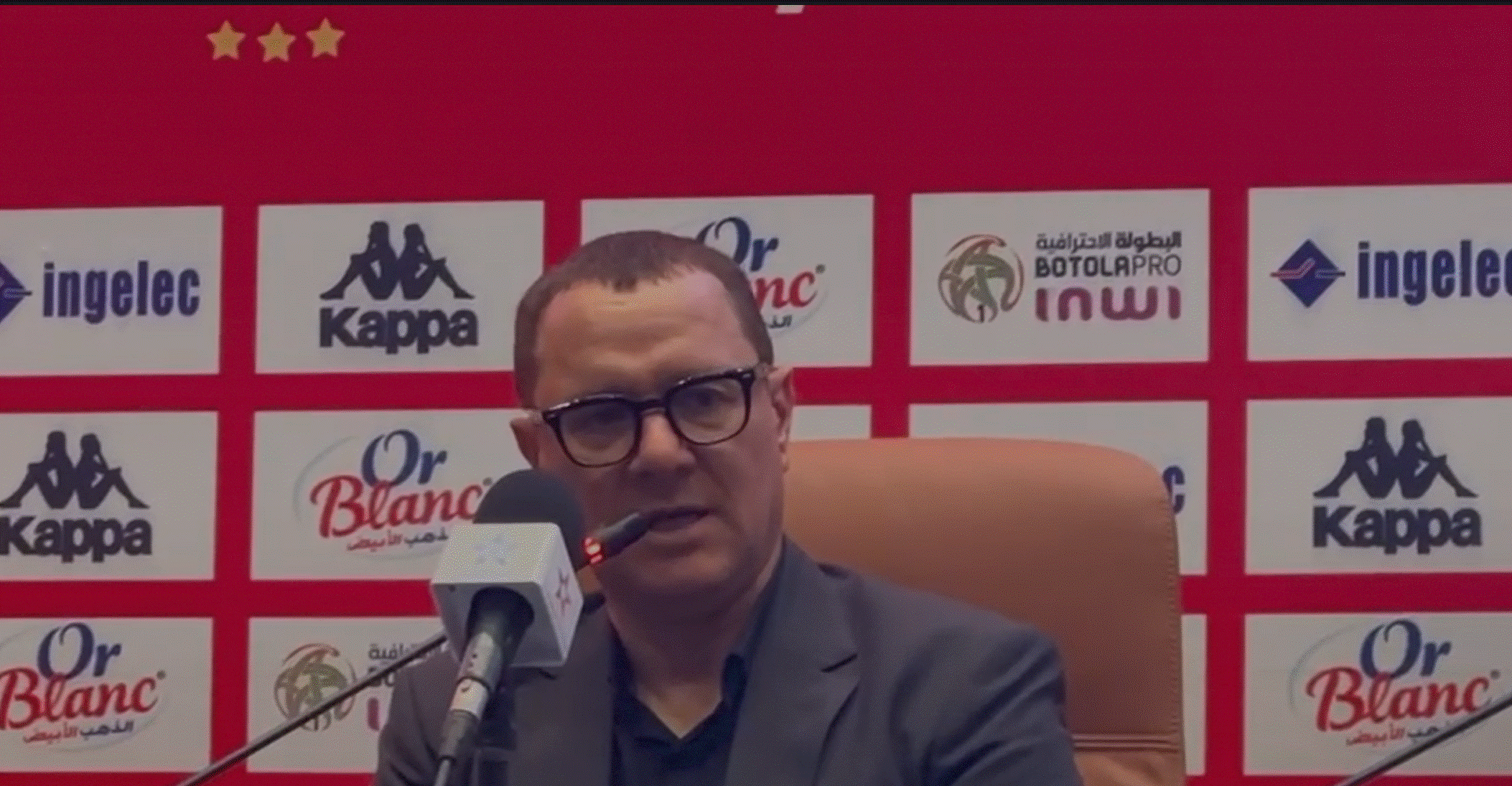 alt= Benhachem après victoire du WAC