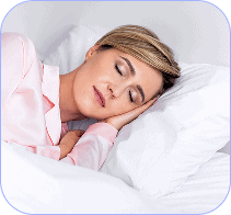Women sleeping in a bed