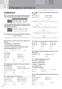 1 ESO - MC GRAW HILL - 2 - NUMEROS ENTEROS