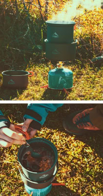 lightweight camping cookware set